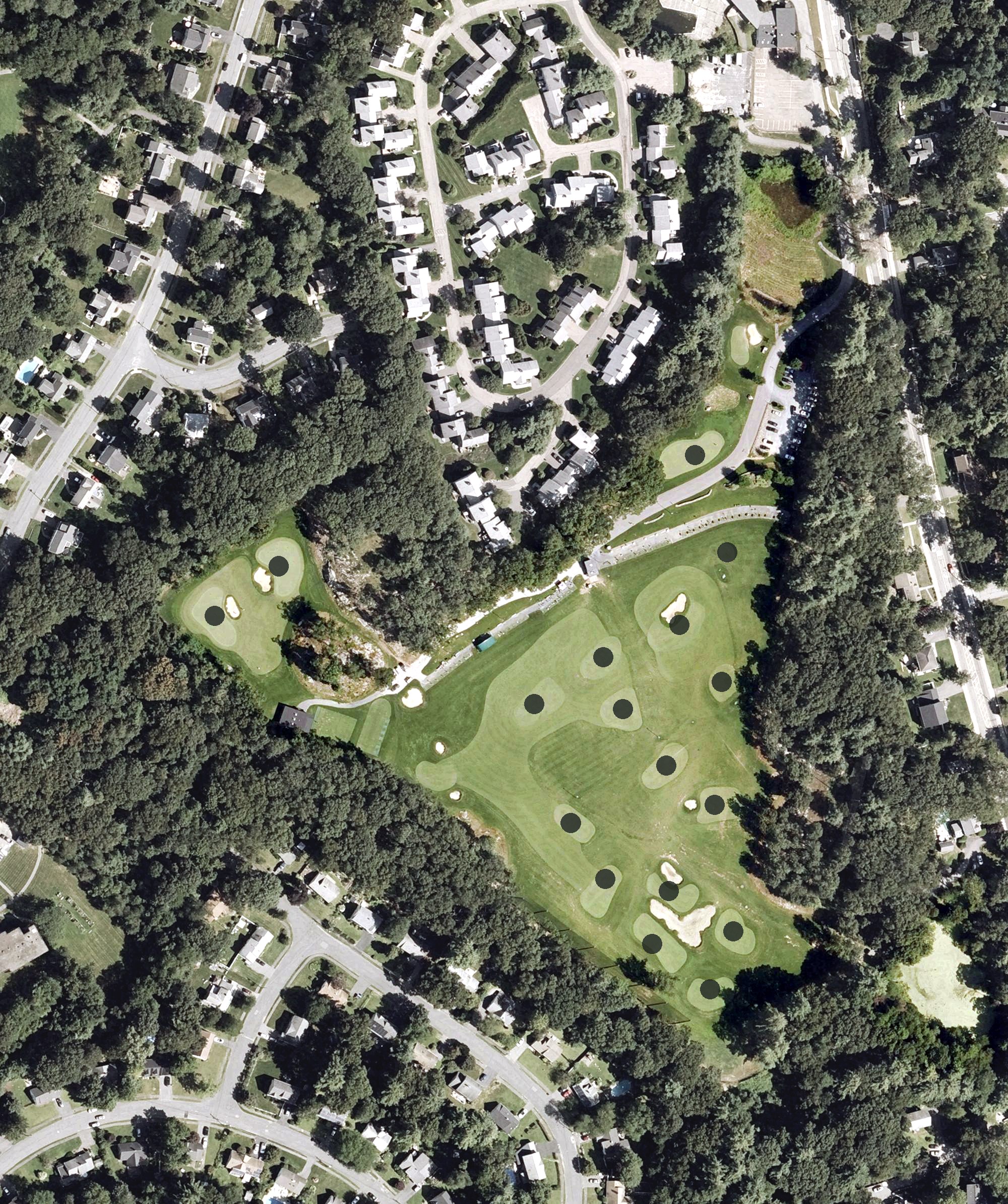 Aerial view of Kohr Golf, MA
