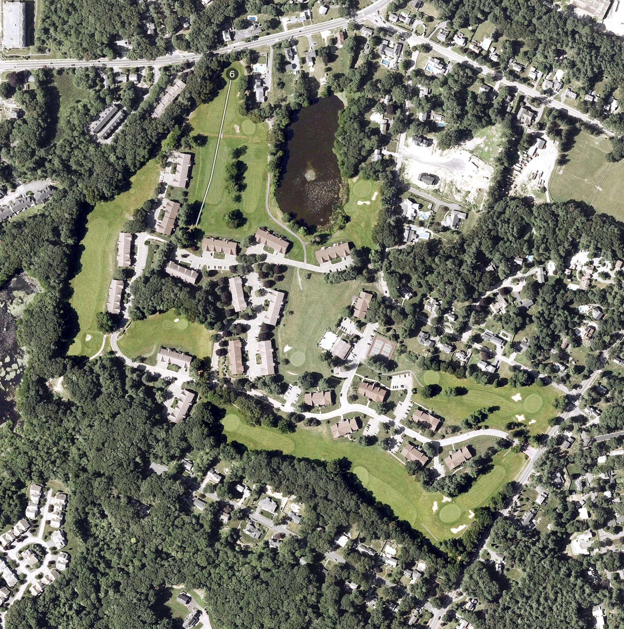 Aerial view of Royal Crest Country Club, MA