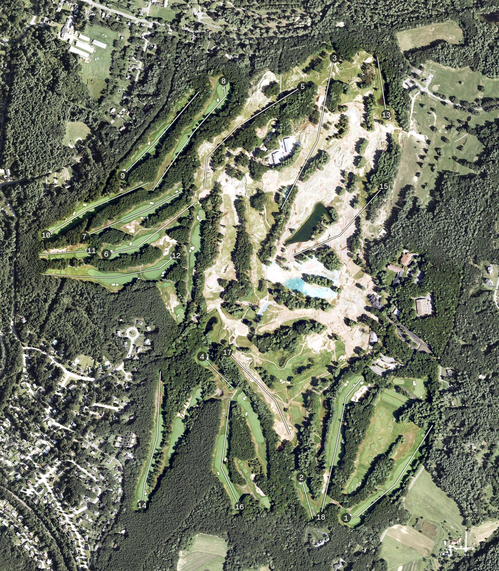 Aerial view of The International, MA