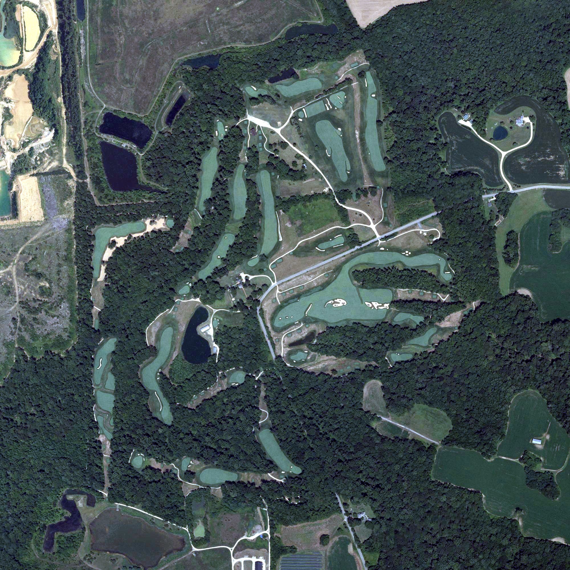 Aerial view of Anne Arundell Manor, MD