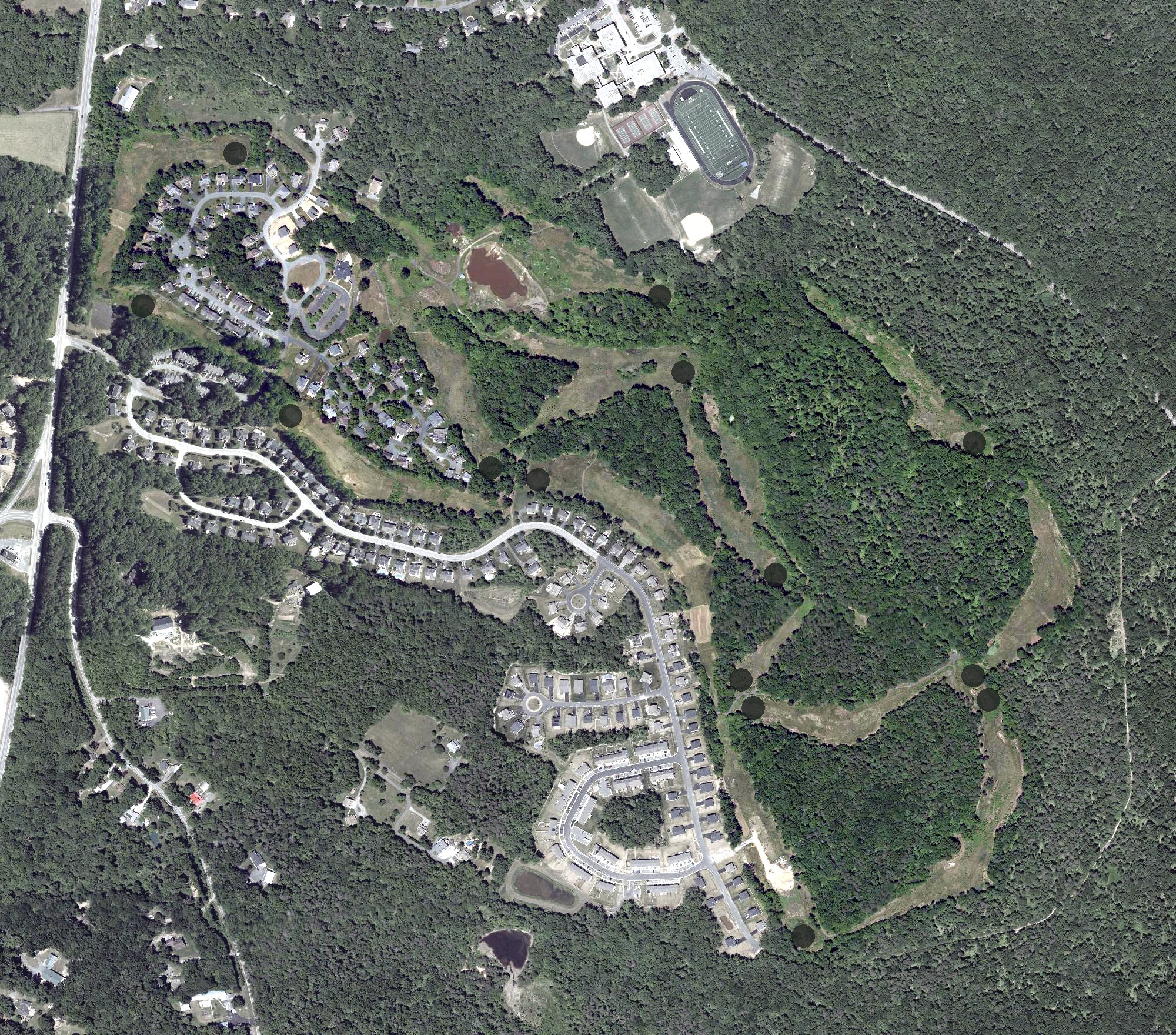 Aerial view of Chesapeake Bay Golf Club North East Course, MD