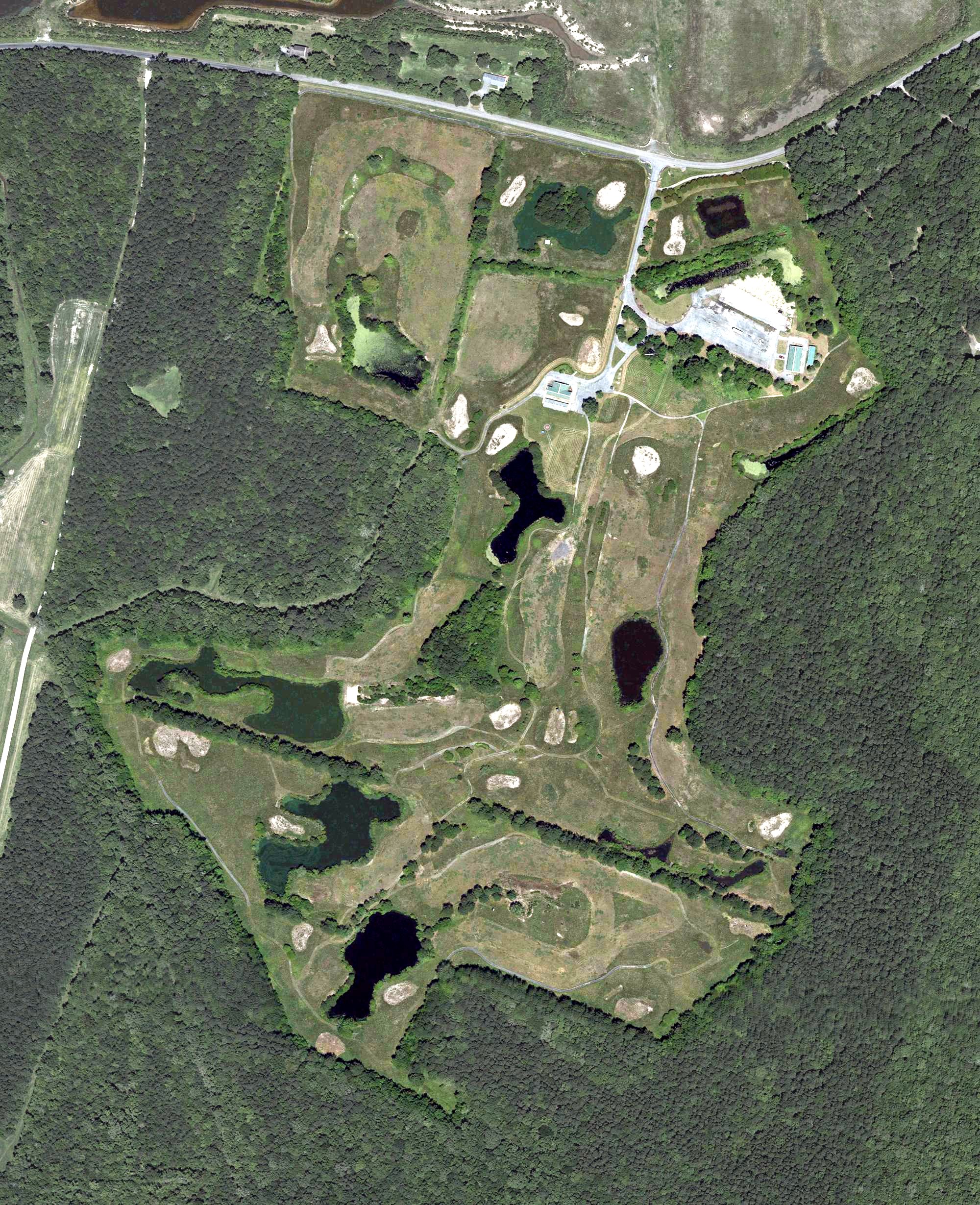 Aerial view of Deer Run Golf Club, MD