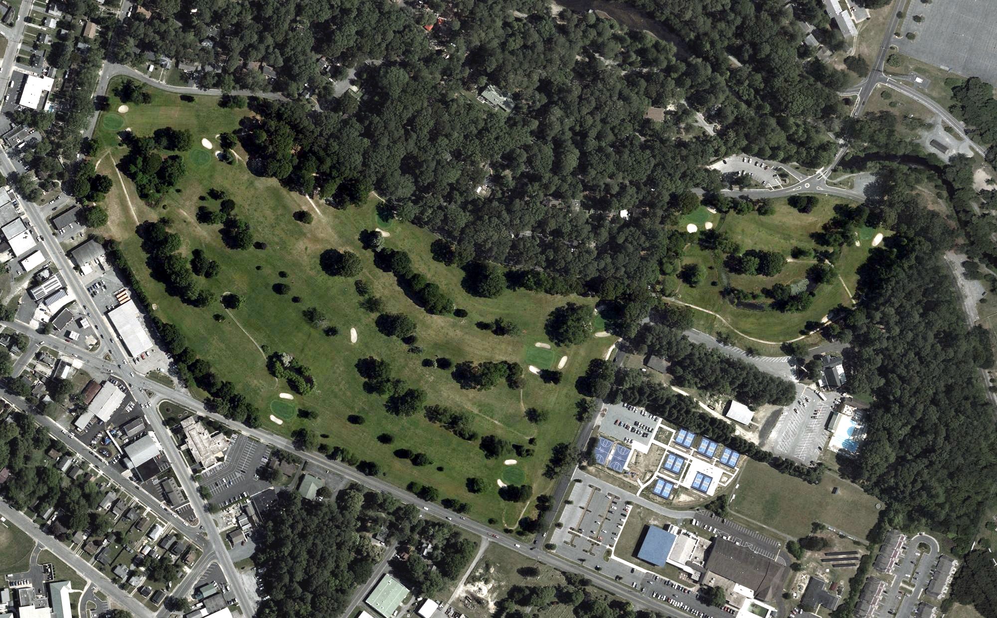 Aerial view of Elks Golf Club, MD