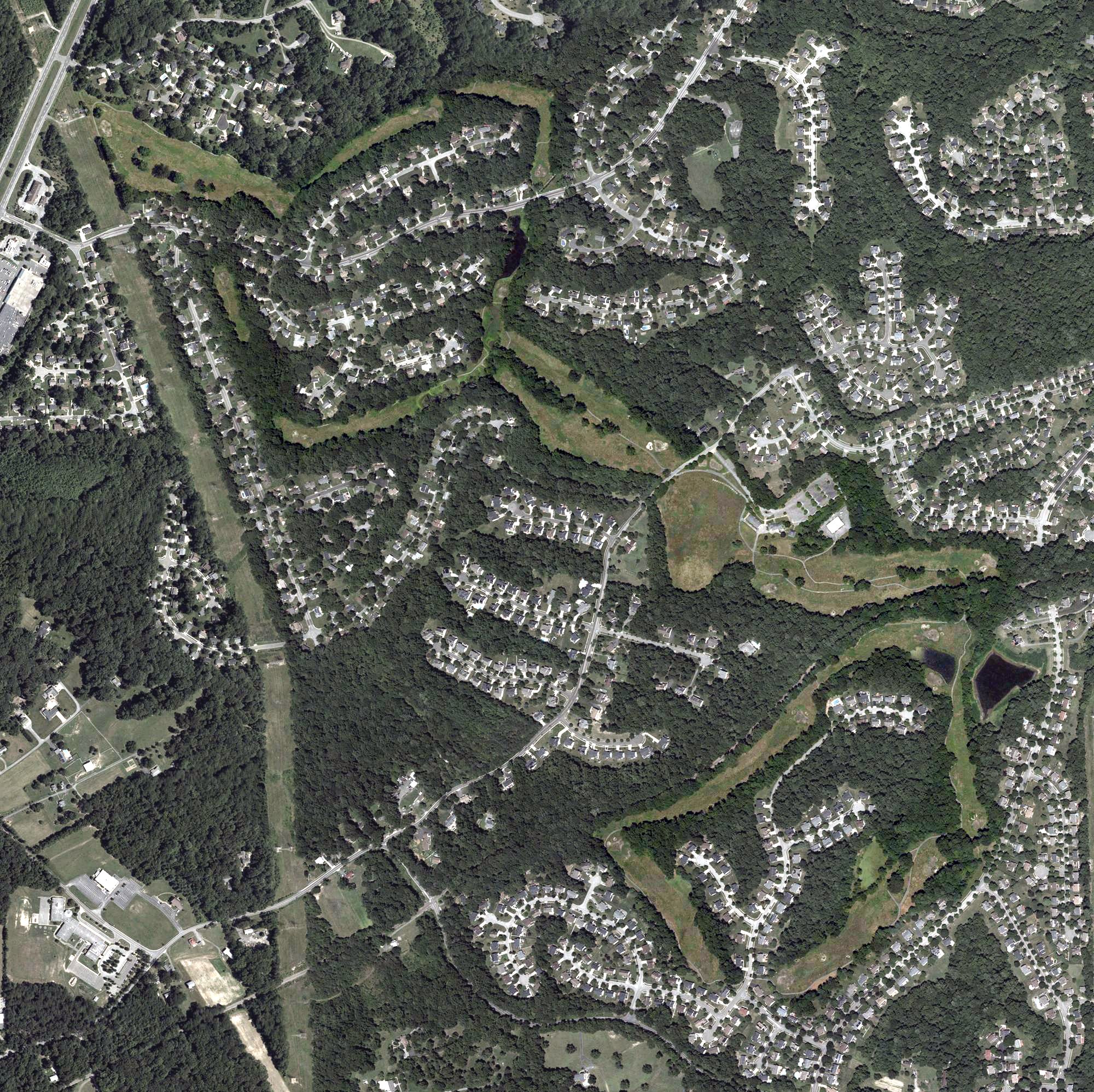 Aerial view of Marlton Golf Course, MD