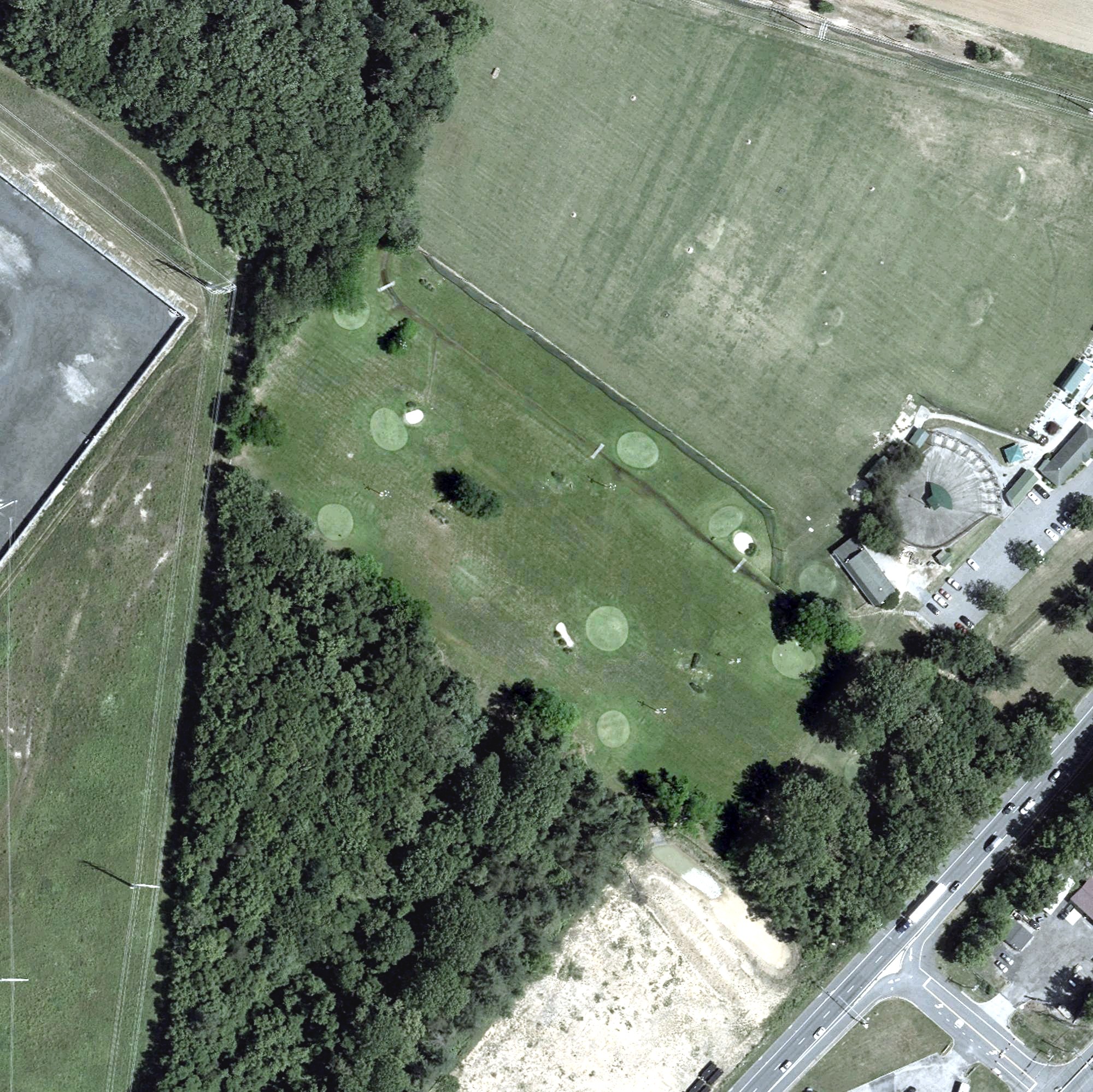 Aerial view of Night Hawk Golf Course, MD