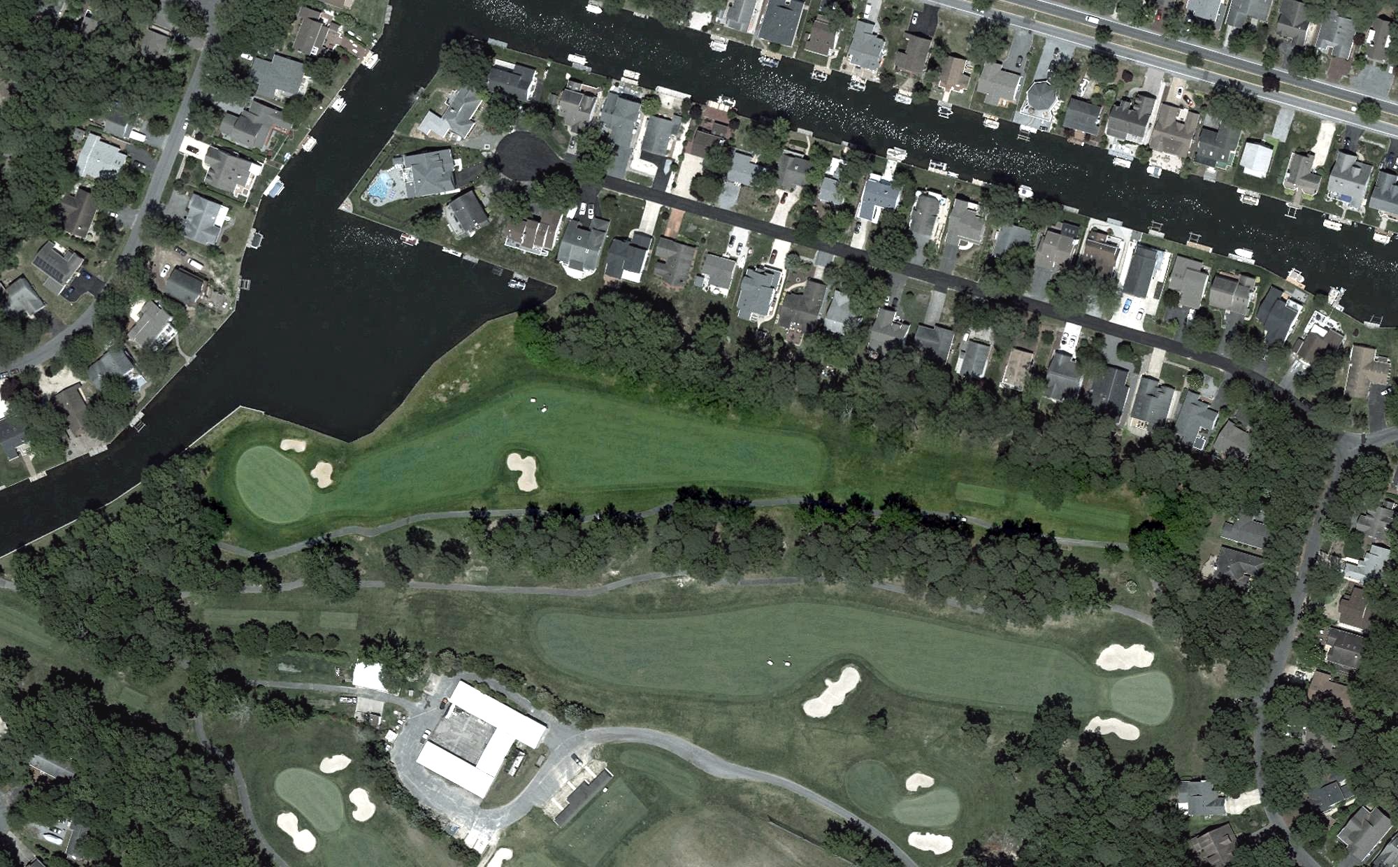 Aerial view of Ocean Pines Golf Course, MD