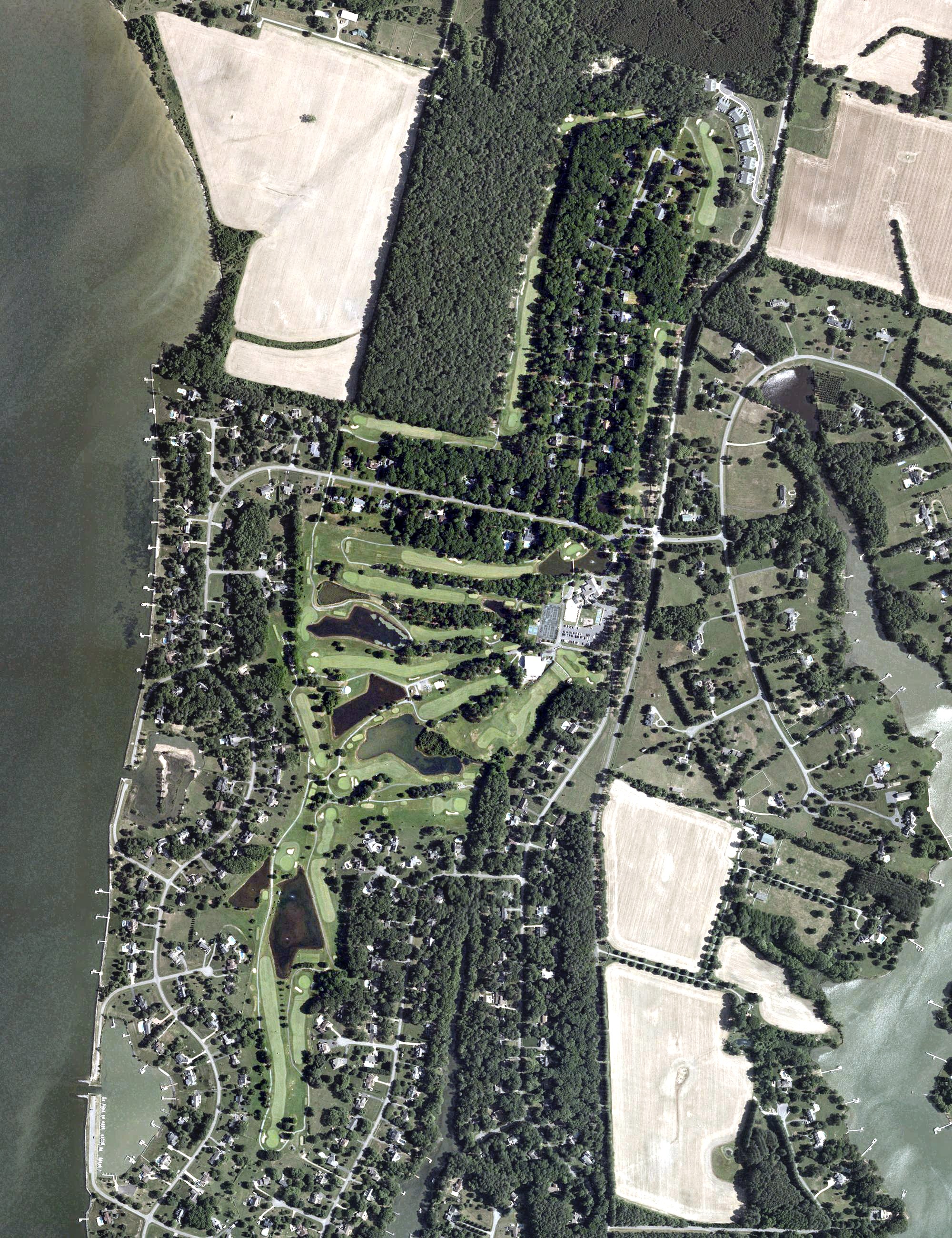 Aerial view of Prospect Bay Country Club, MD