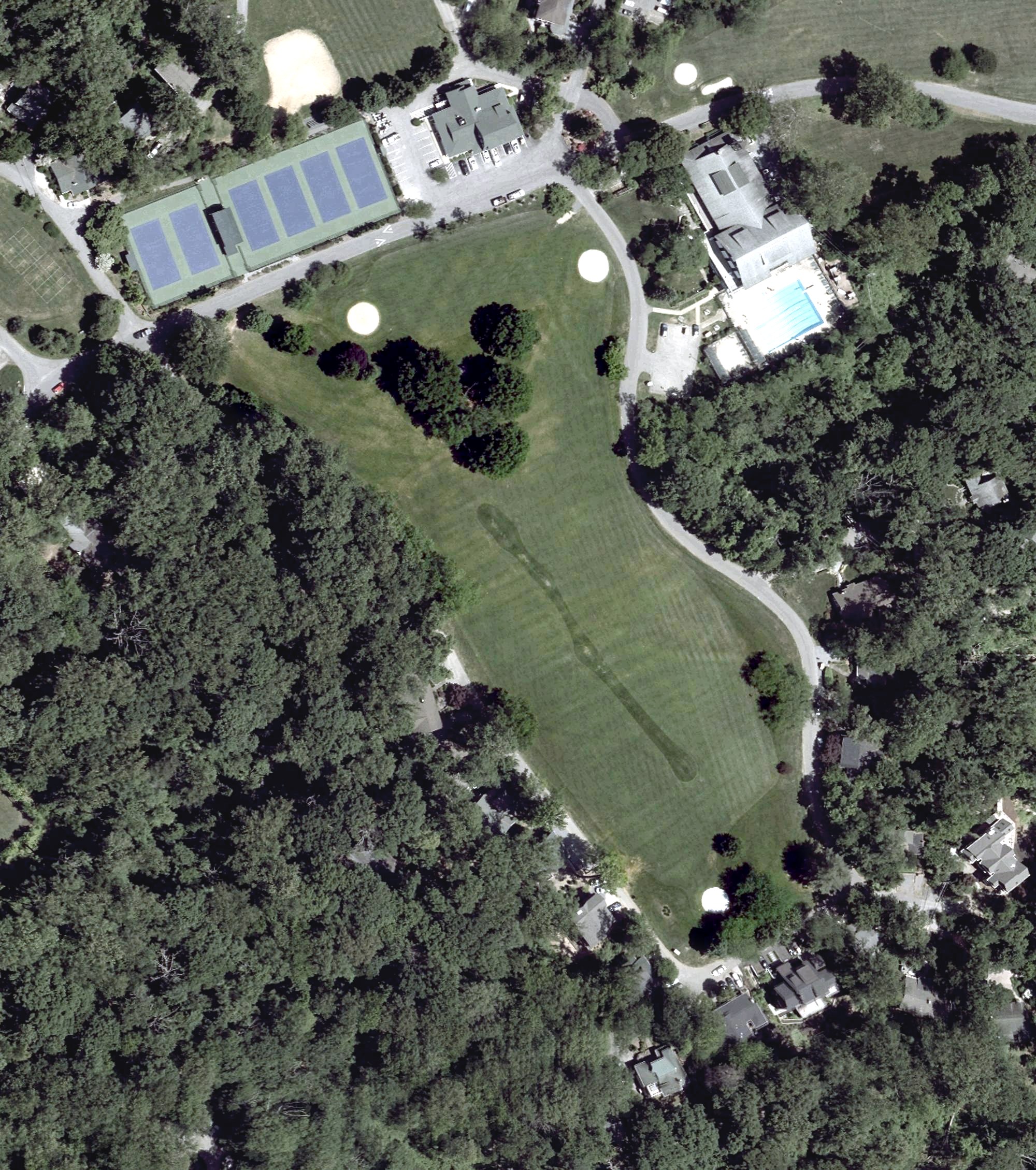 Aerial view of Sherwood Forest, MD