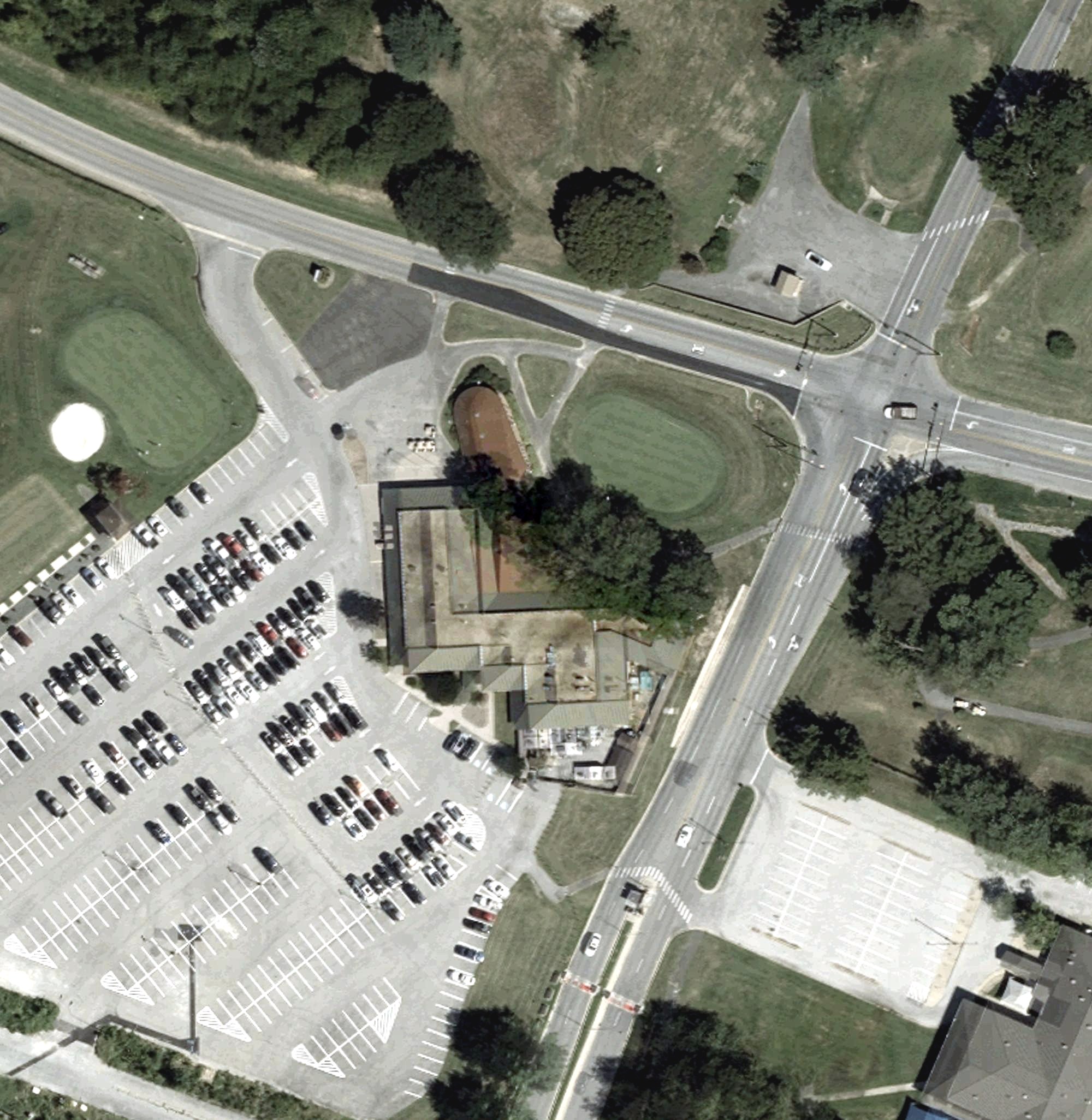 Aerial view of The Courses at Andrews, MD