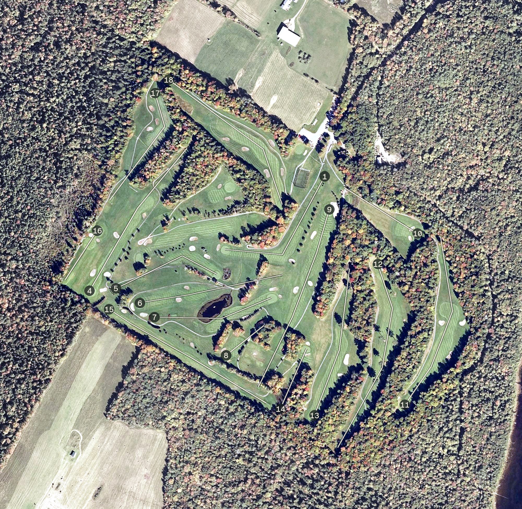 Aerial view of Jato Highlands, ME