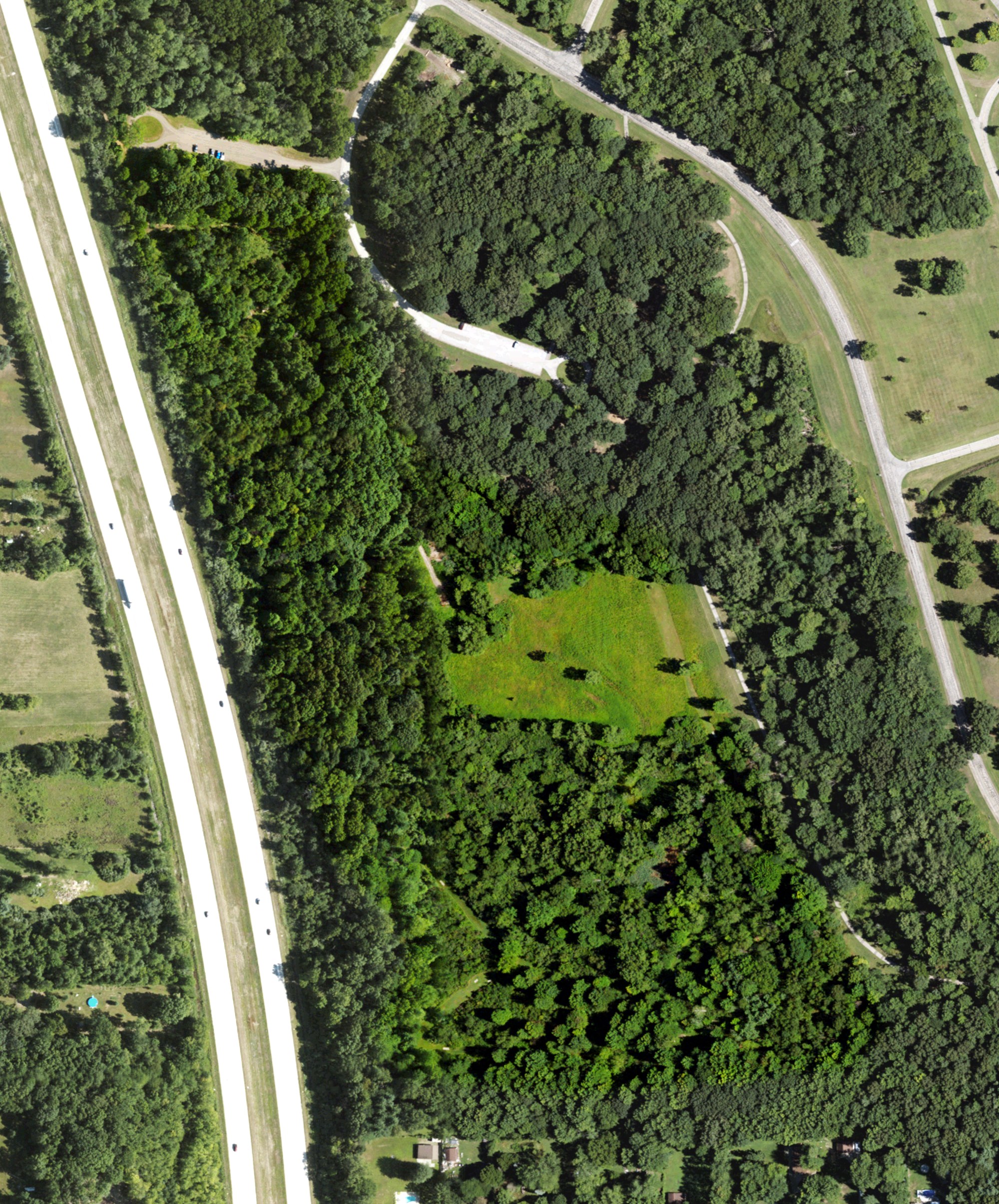 Aerial view of Disc Golf Course, MI