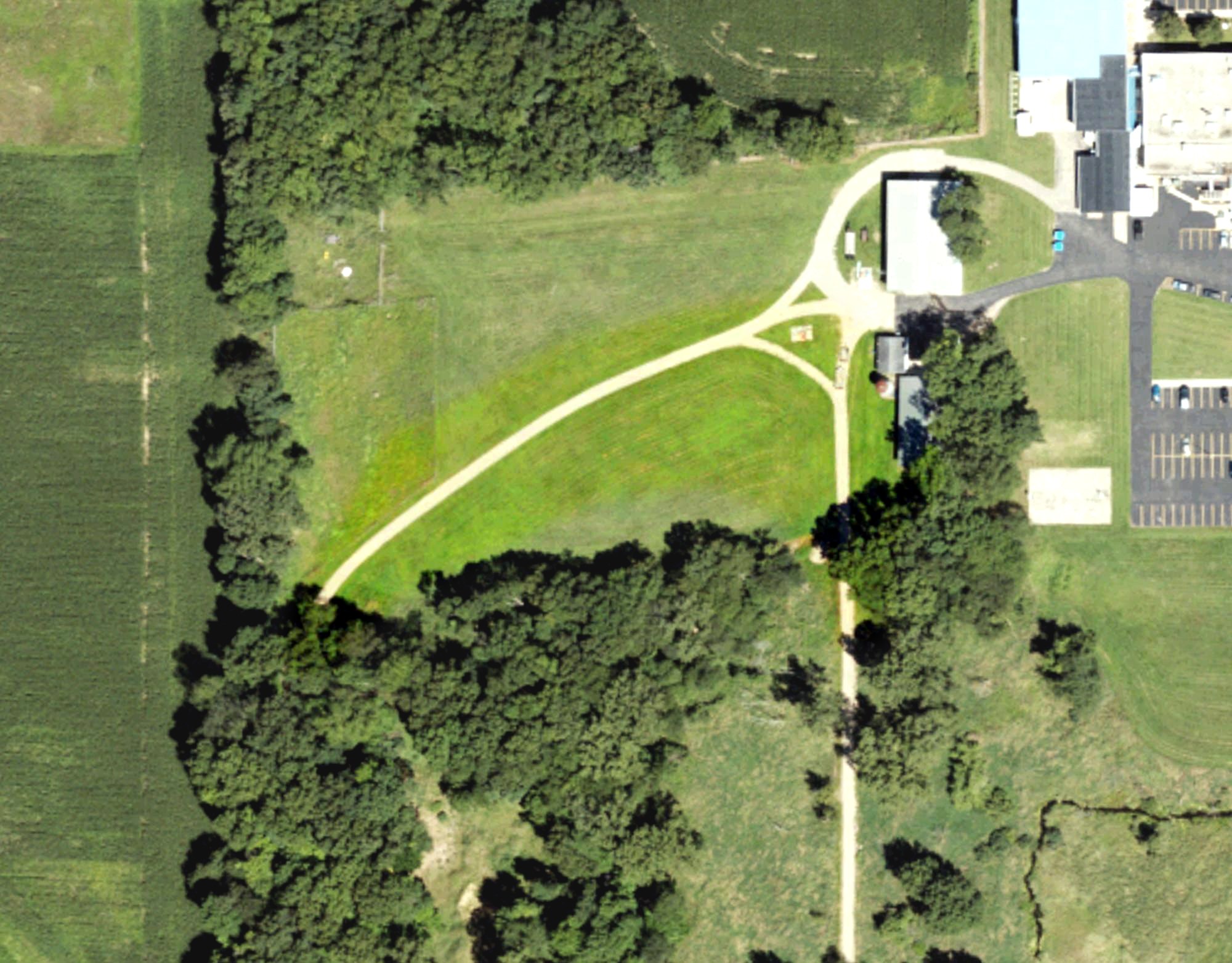 Aerial view of Disc Golf, MI
