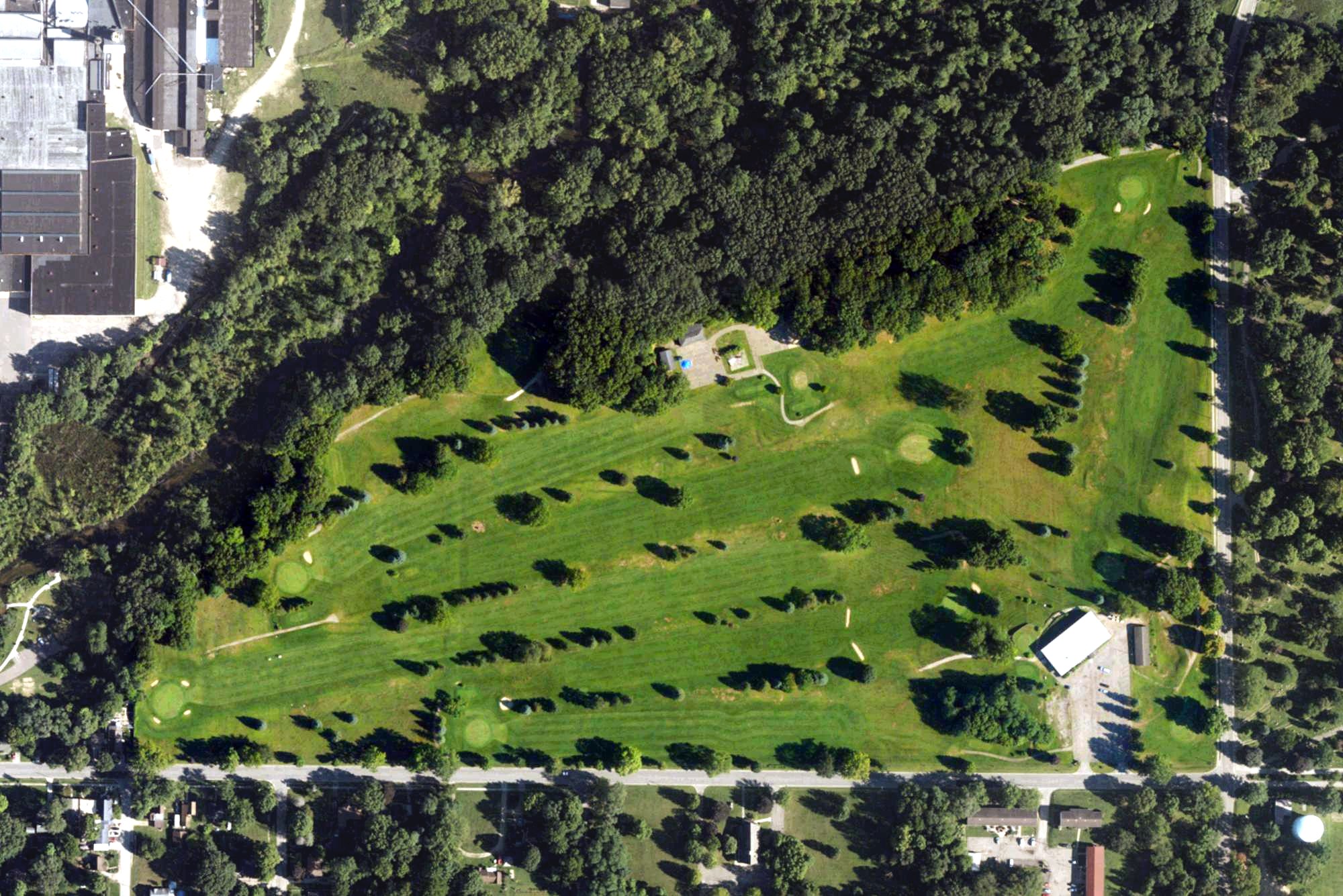Aerial view of Dowagiac Elk's Golf Course, MI