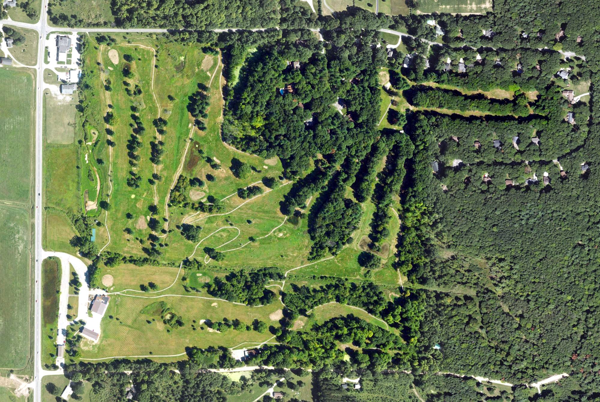Aerial view of Falcon Head Golf Club, MI
