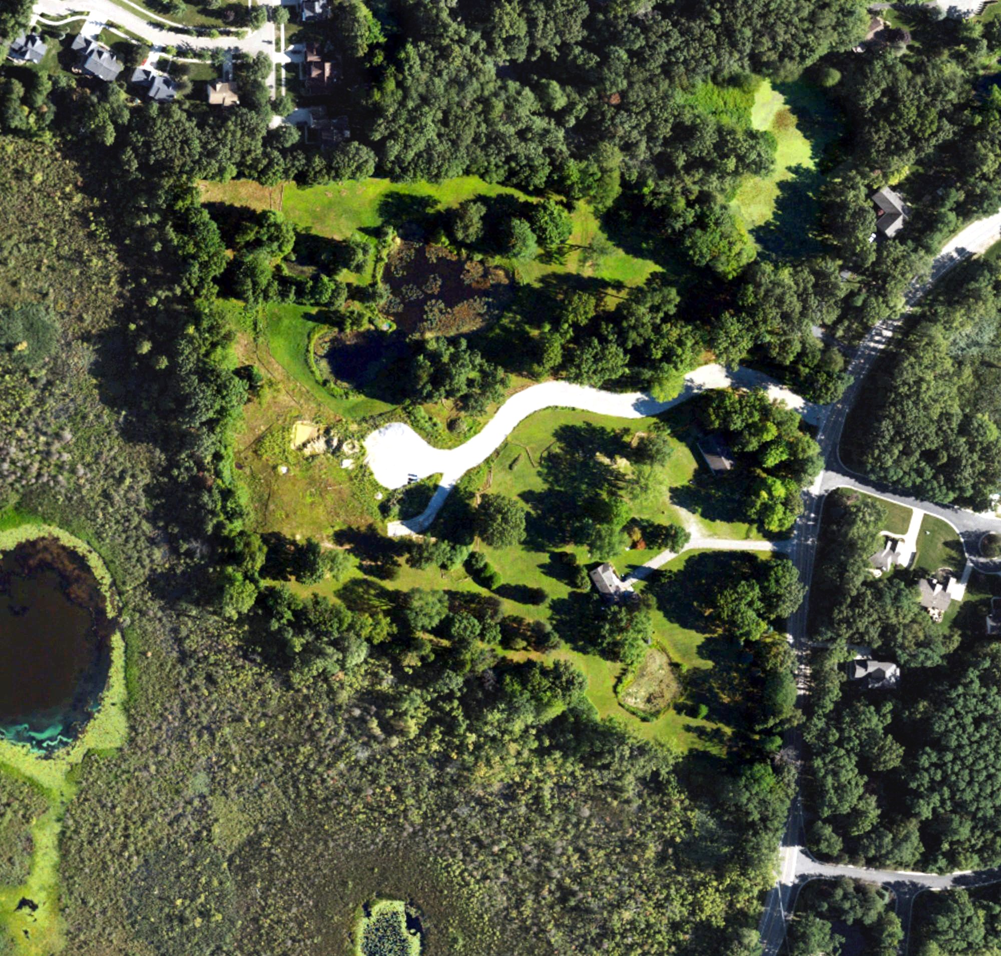 Aerial view of Glenlore Golf Course, MI