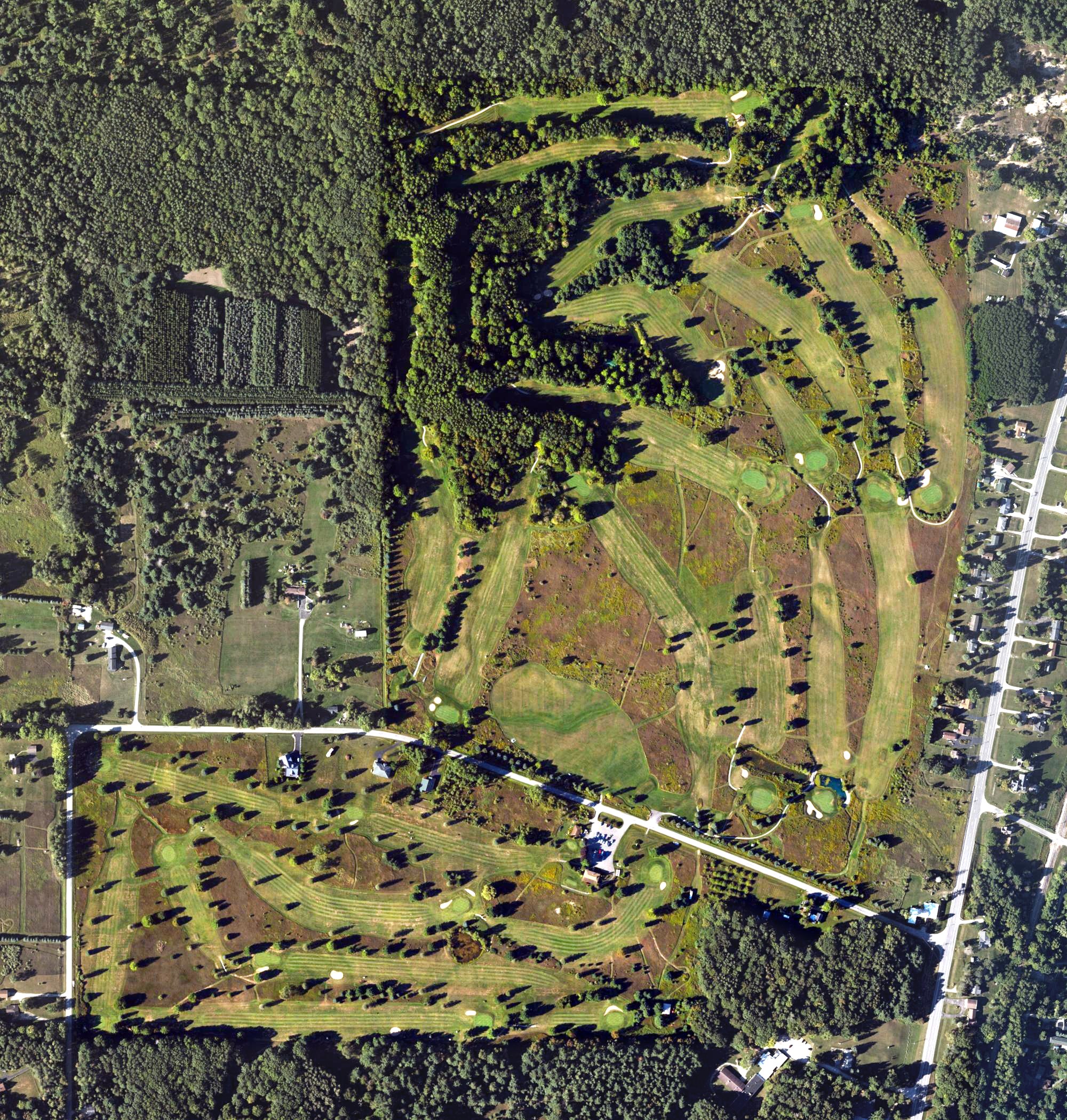 Aerial view of Loggers Trace, MI