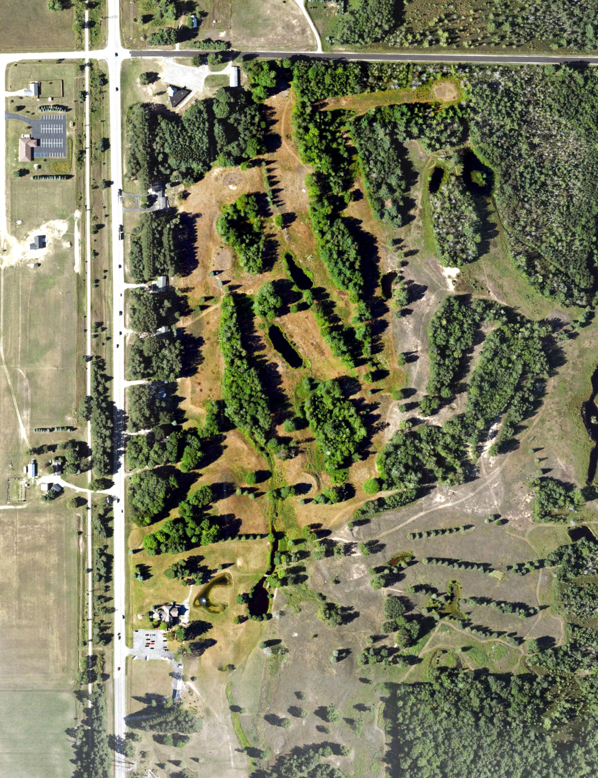 Aerial view of Maple Ridge Golf, MI