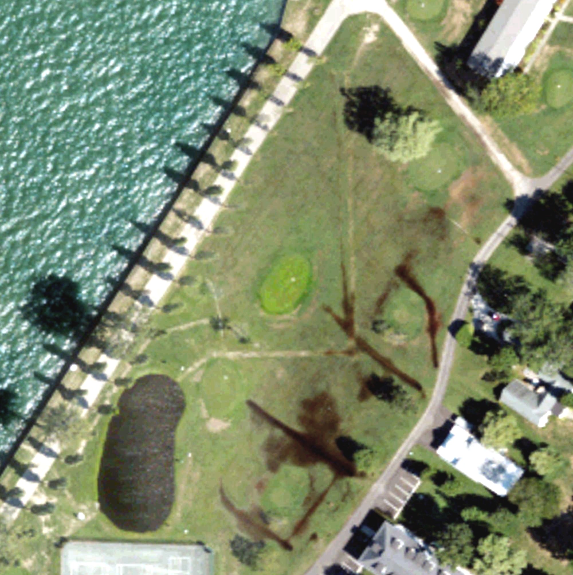 Aerial view of Old Club Par 3 Course, MI
