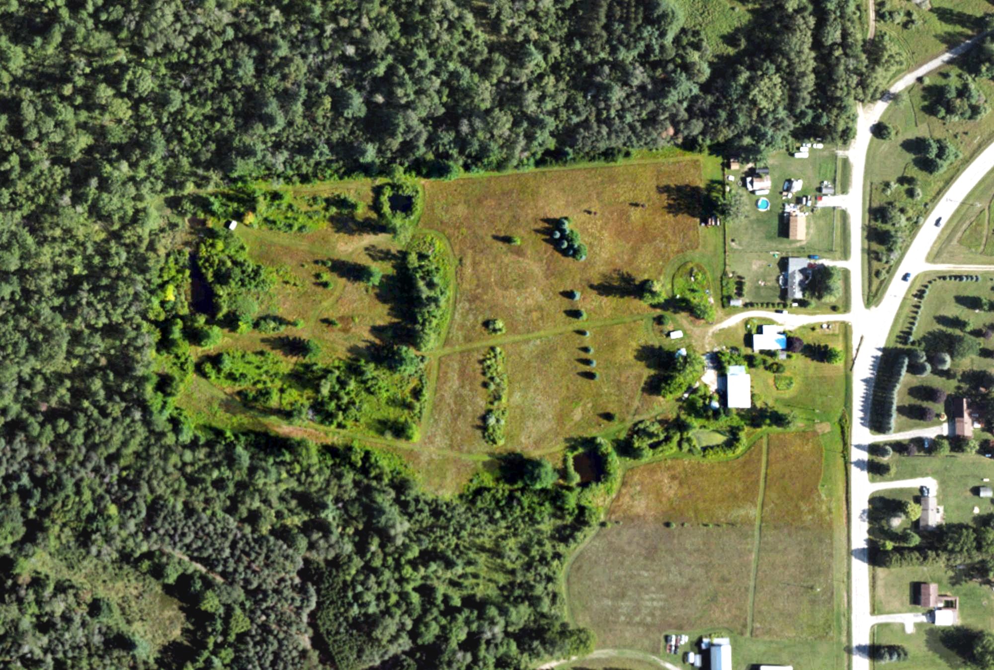 Aerial view of Rifle River Golf Course, MI
