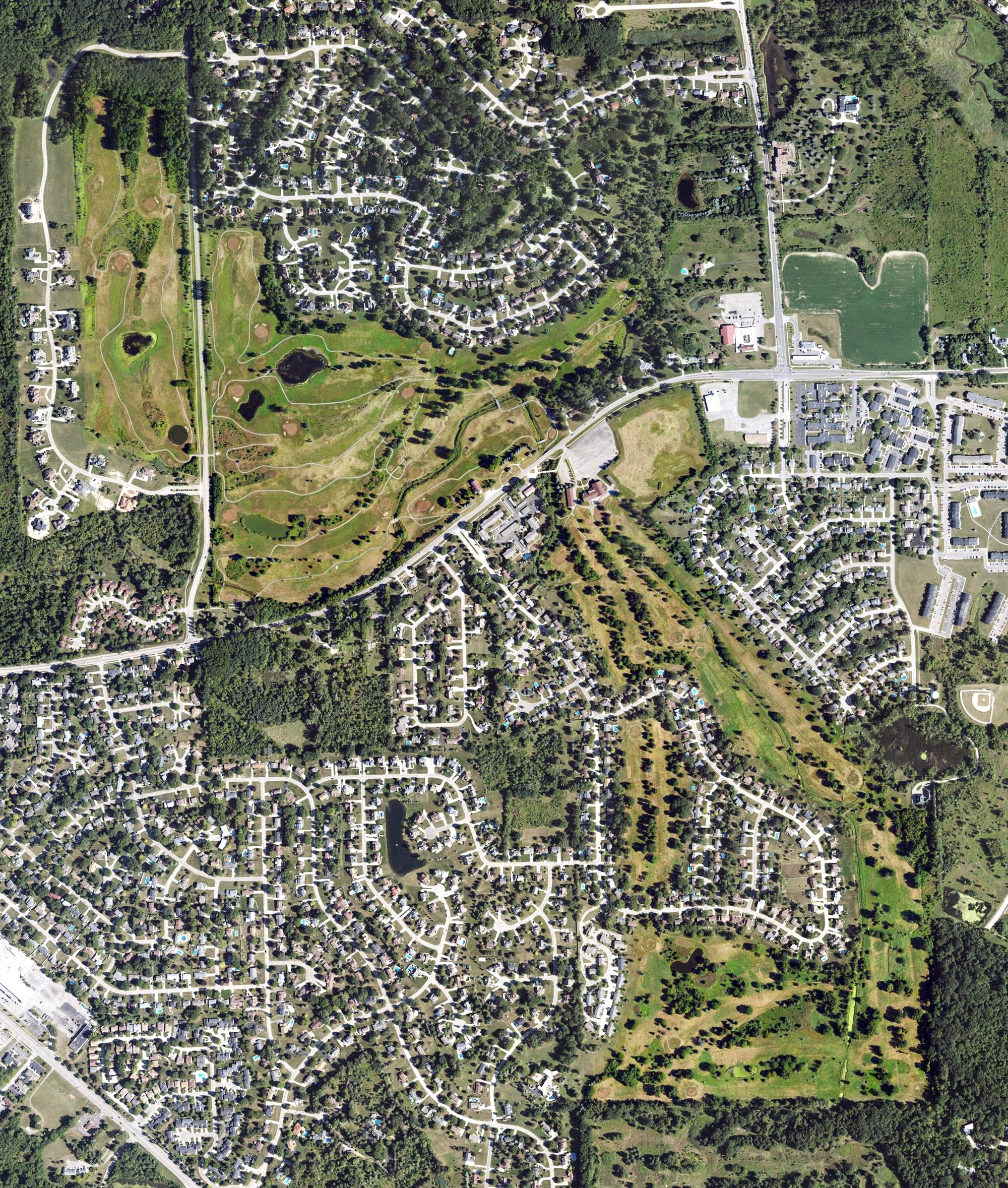 Aerial view of The Jewel of Grand Blanc, MI