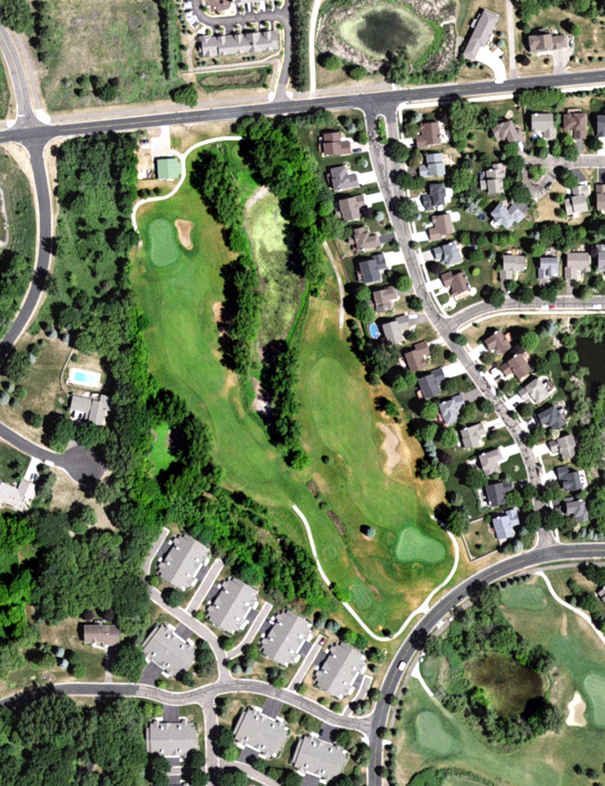 Aerial view of Arbor Pointe Golf Club, MN