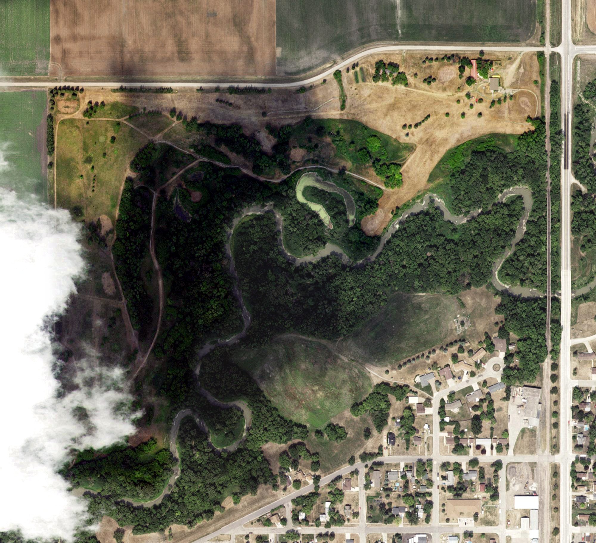 Aerial view of Bentwood Golf Course, MN