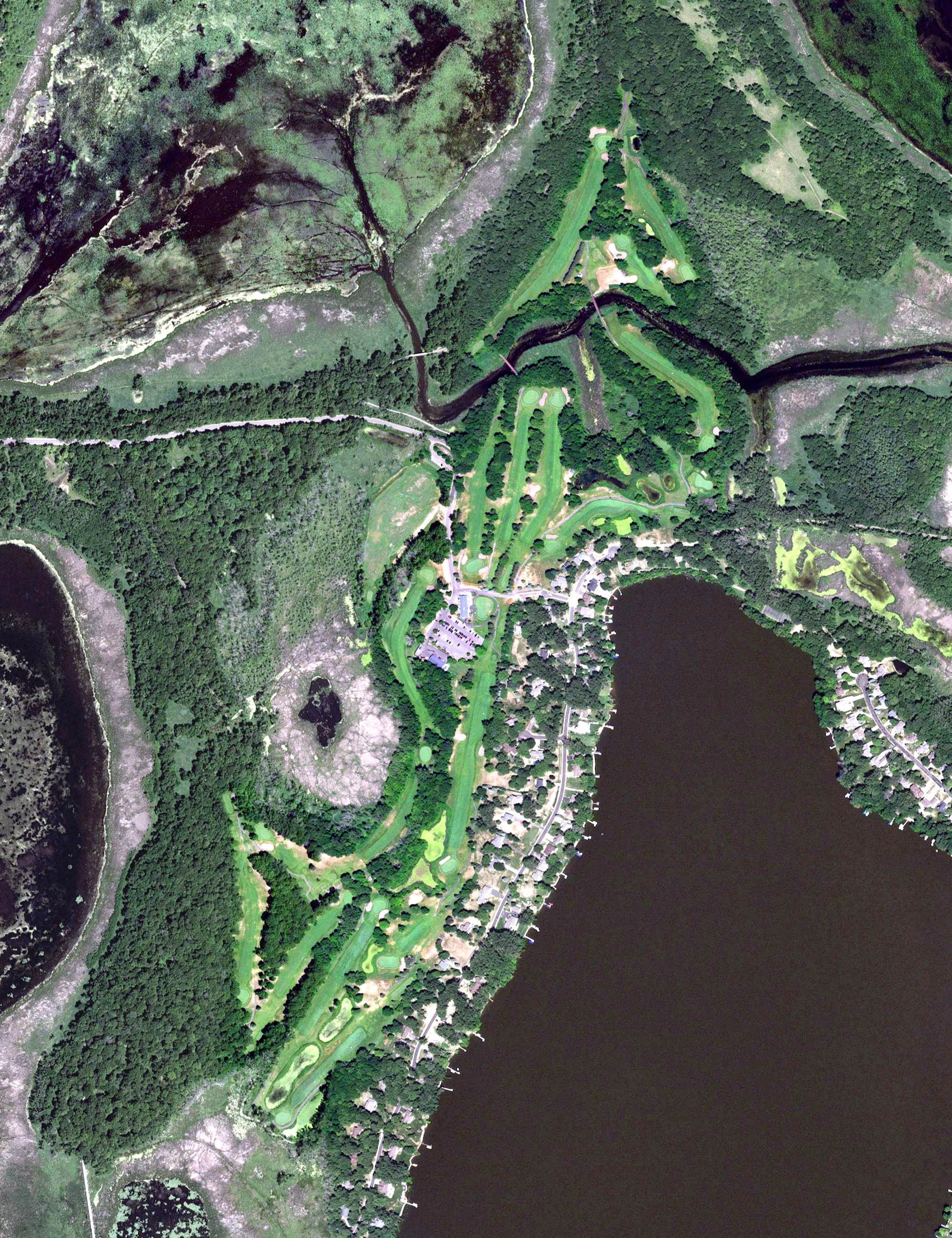 Aerial view of Chomonix Golf Course, MN