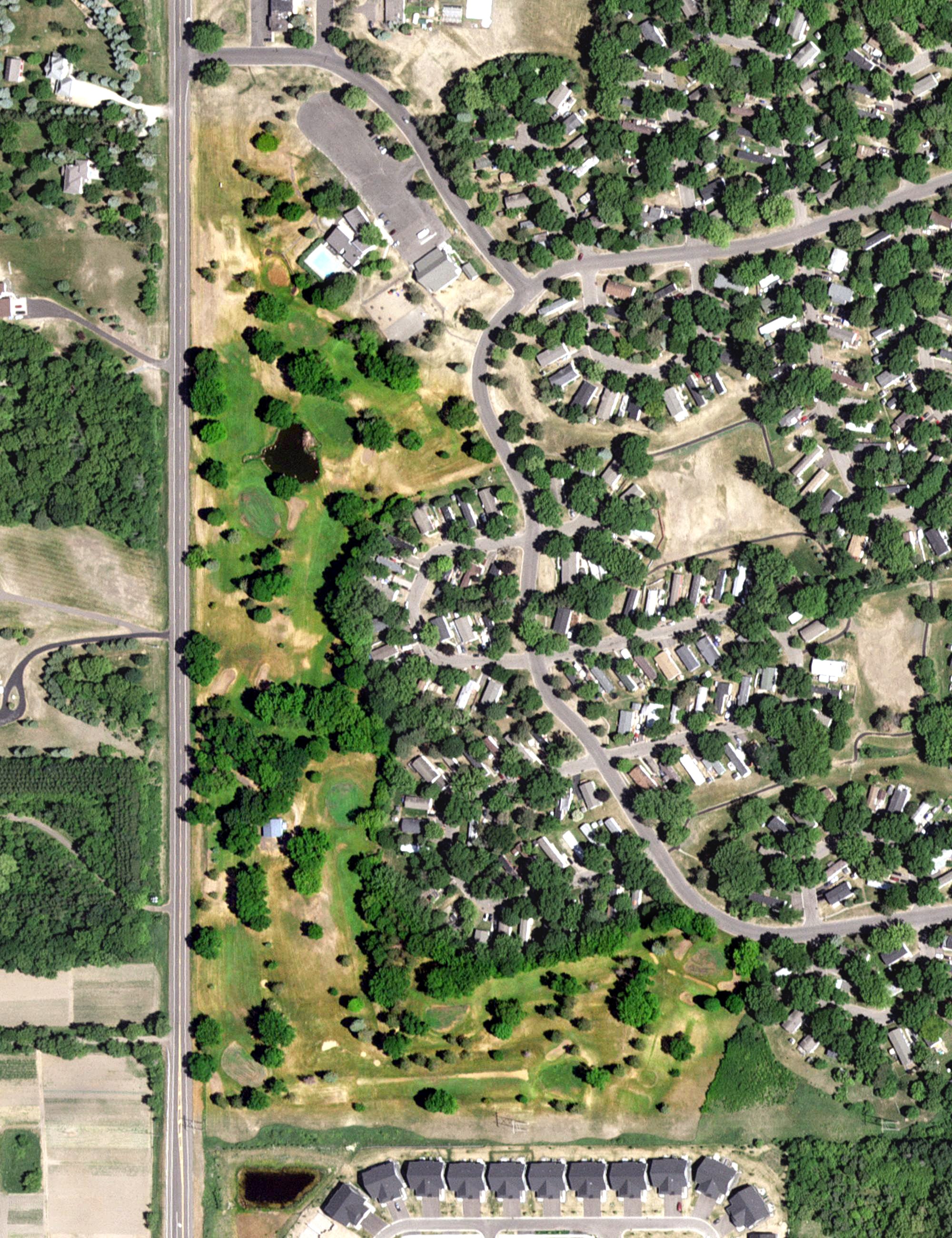 Aerial view of Cimarron Golf Course, MN