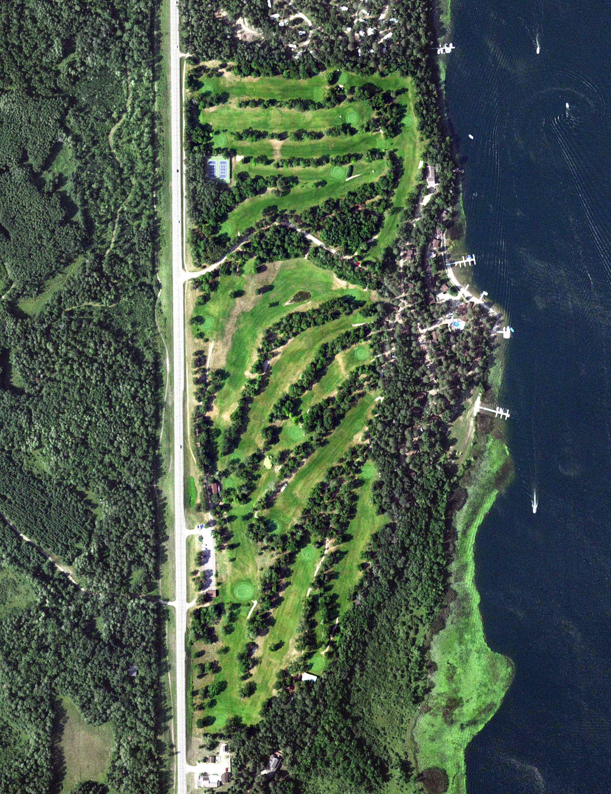 Aerial view of Eagle View Golf Course, MN