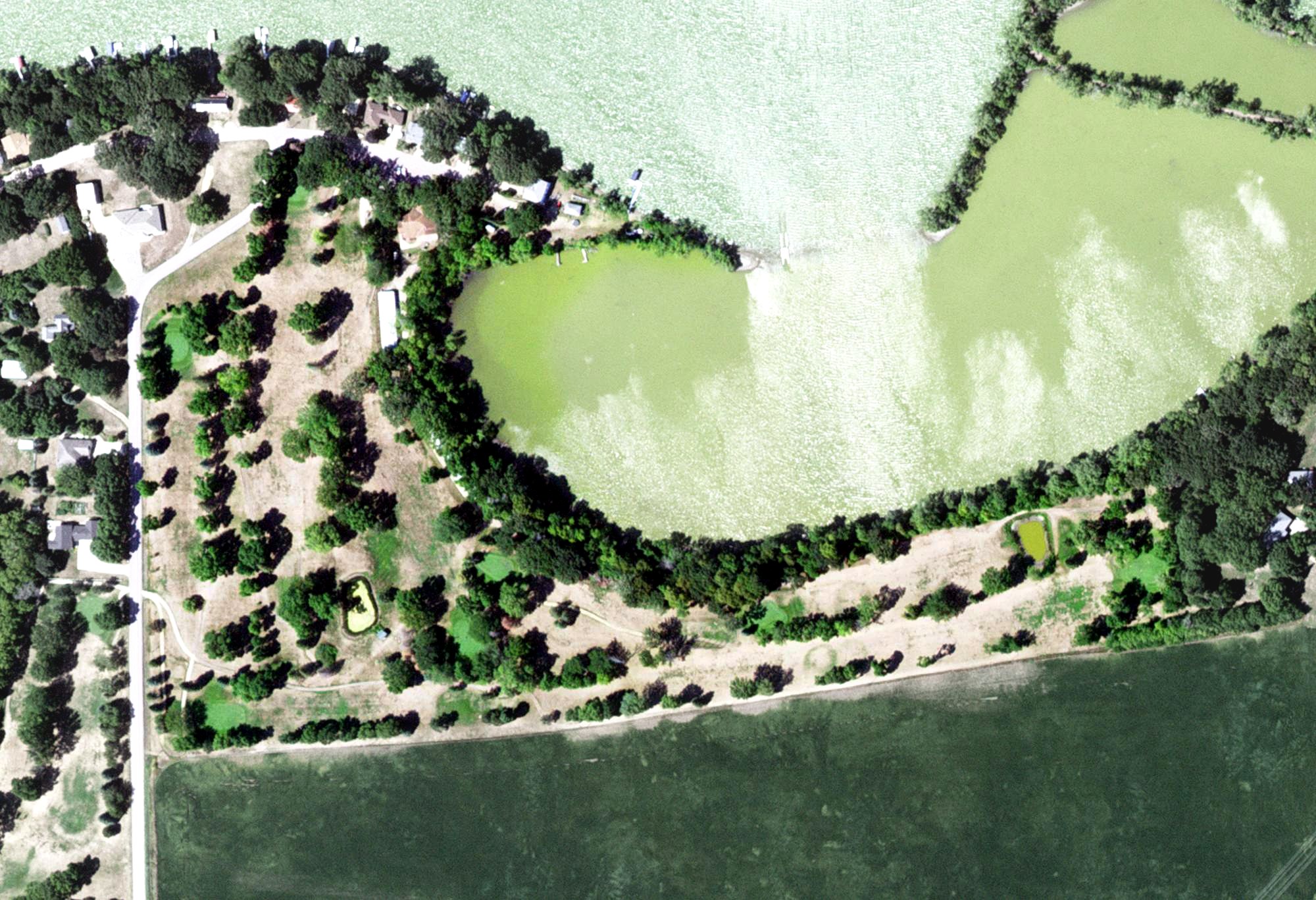Aerial view of Fox Lake Golf Course, MN