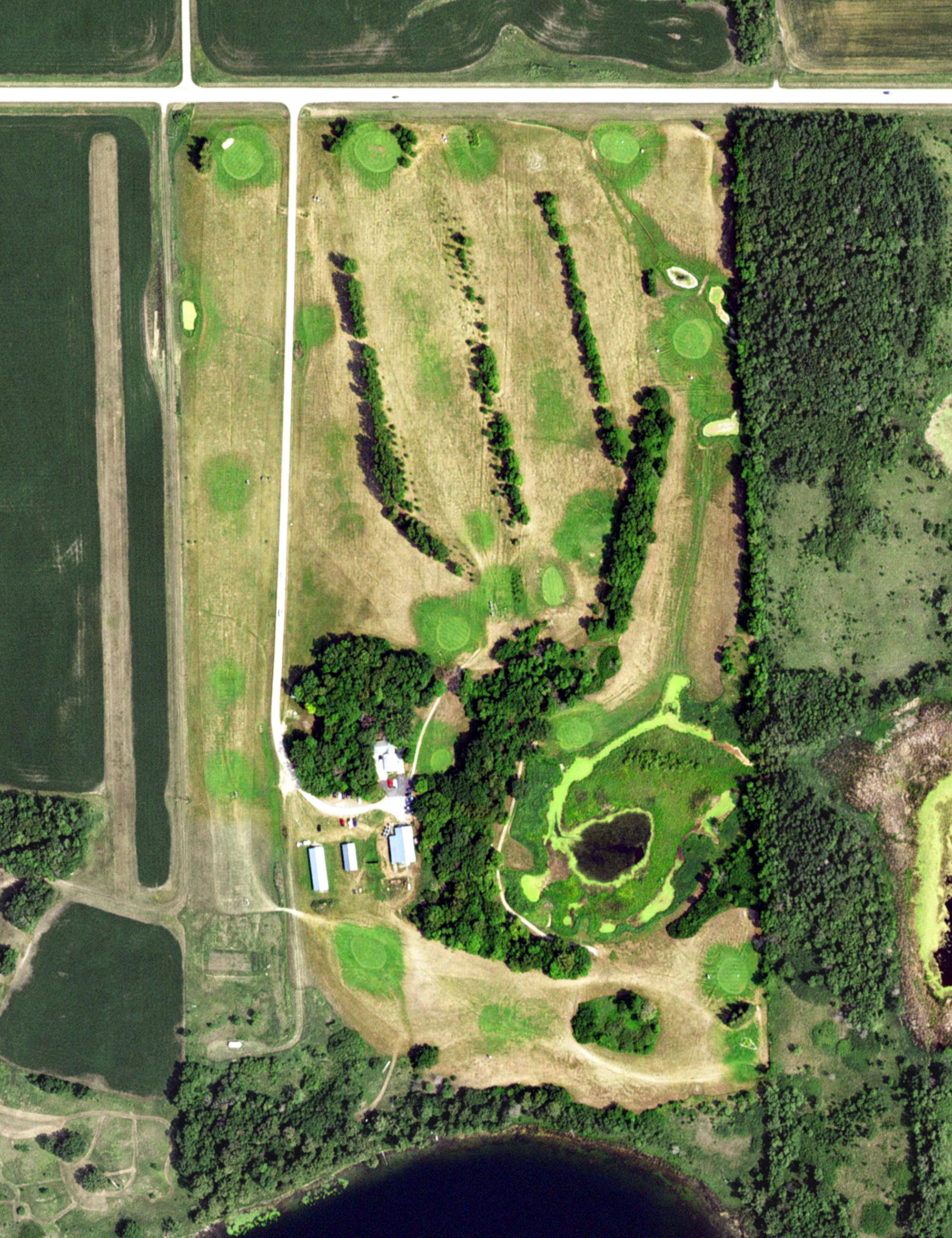 Aerial view of Green Valley Golf Course, MN
