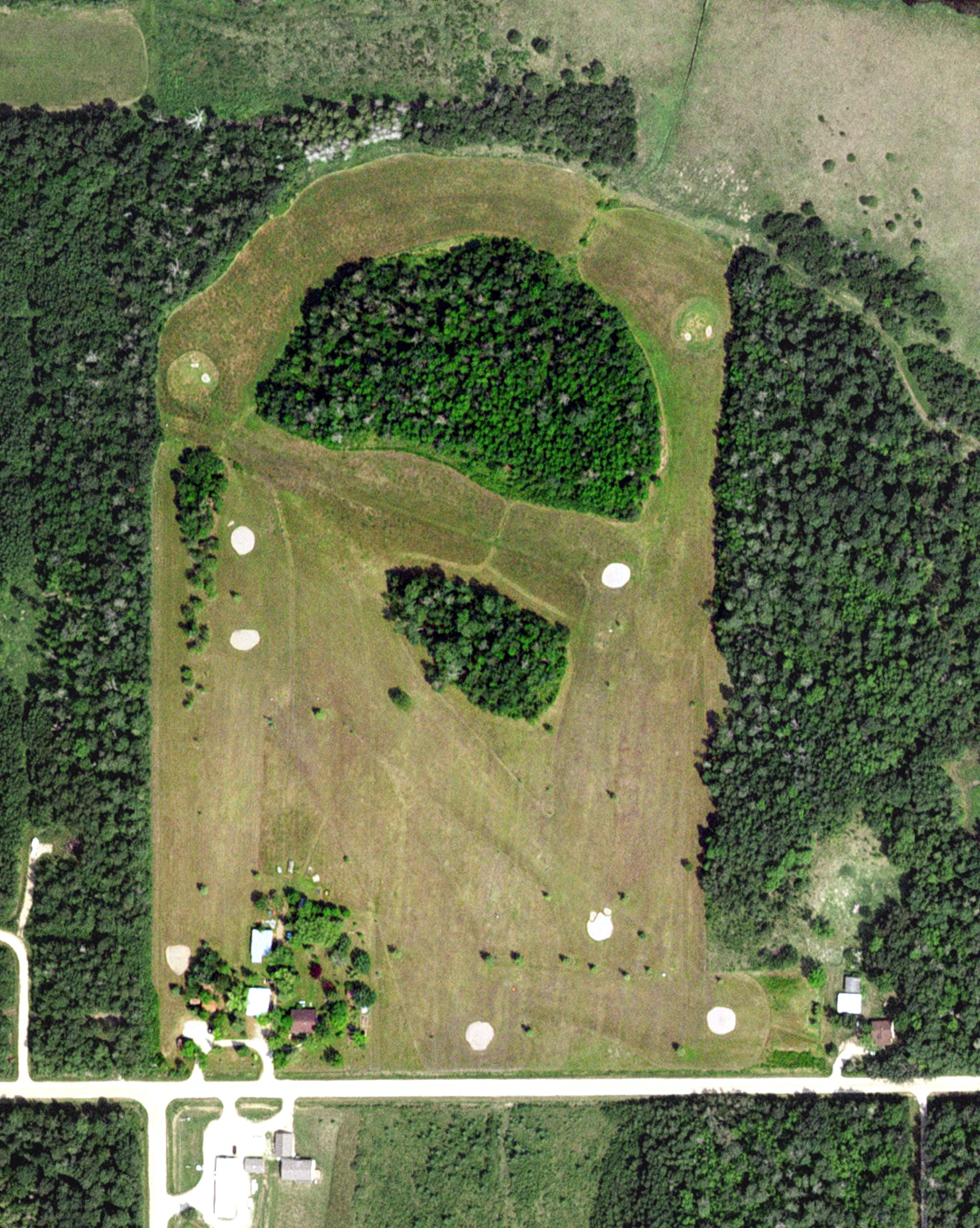 Aerial view of Northwest Angle Golf Course, MN