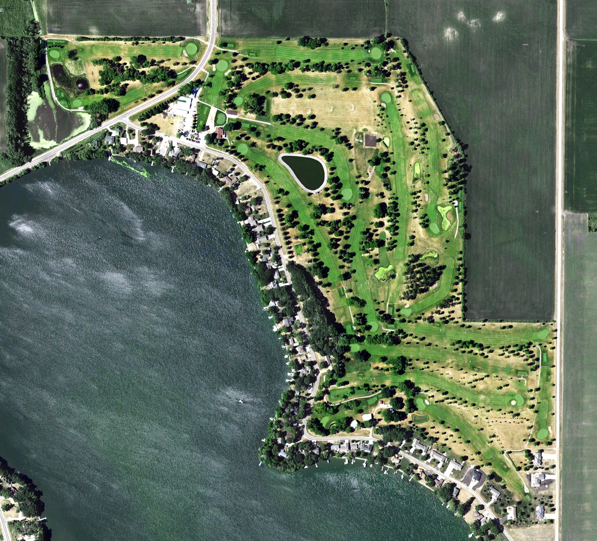 Aerial view of Oakdale Golf Course, MN