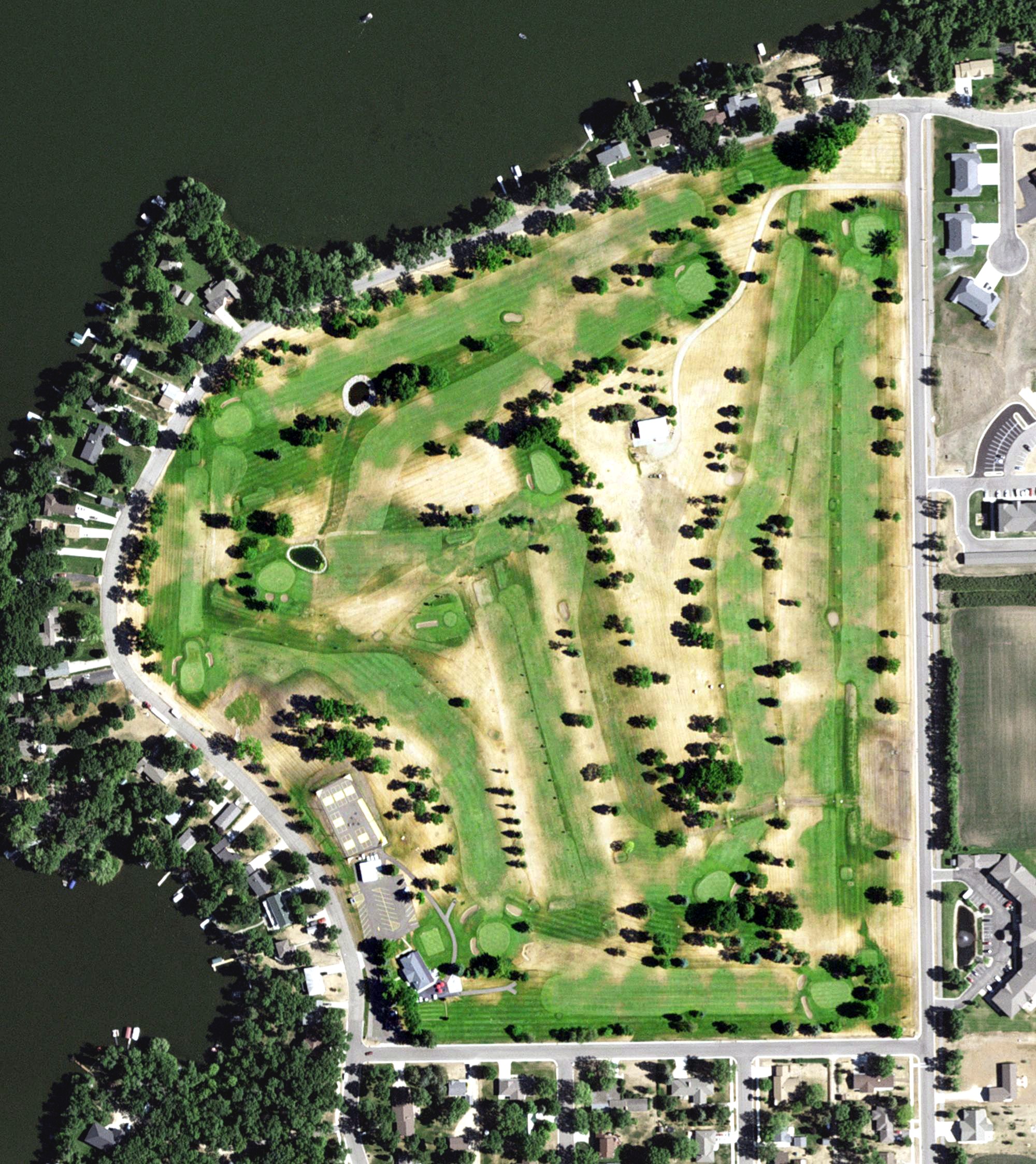 Aerial view of Old Course Sauk Centre, MN