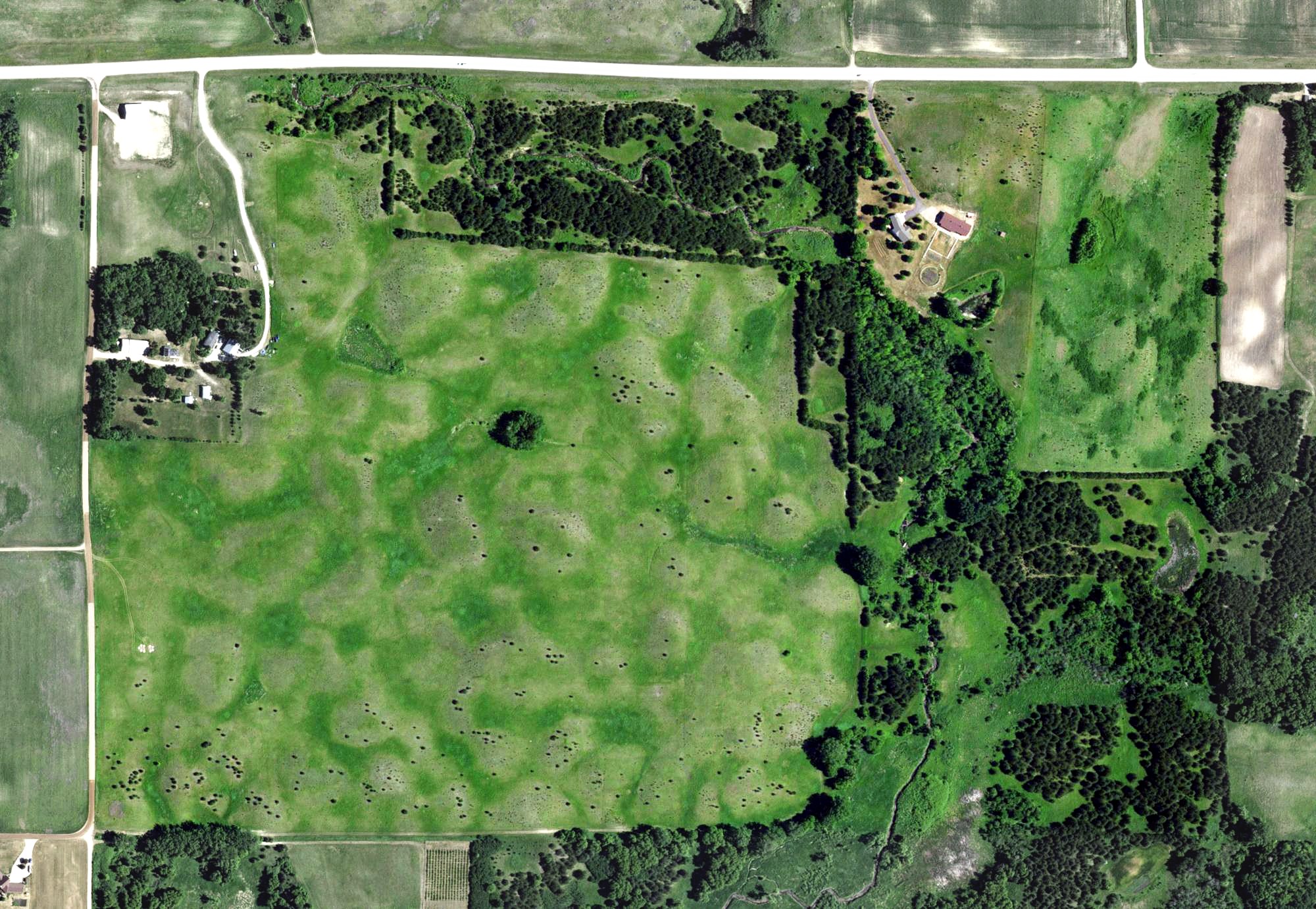 Aerial view of Tepetonka Golf Club, MN