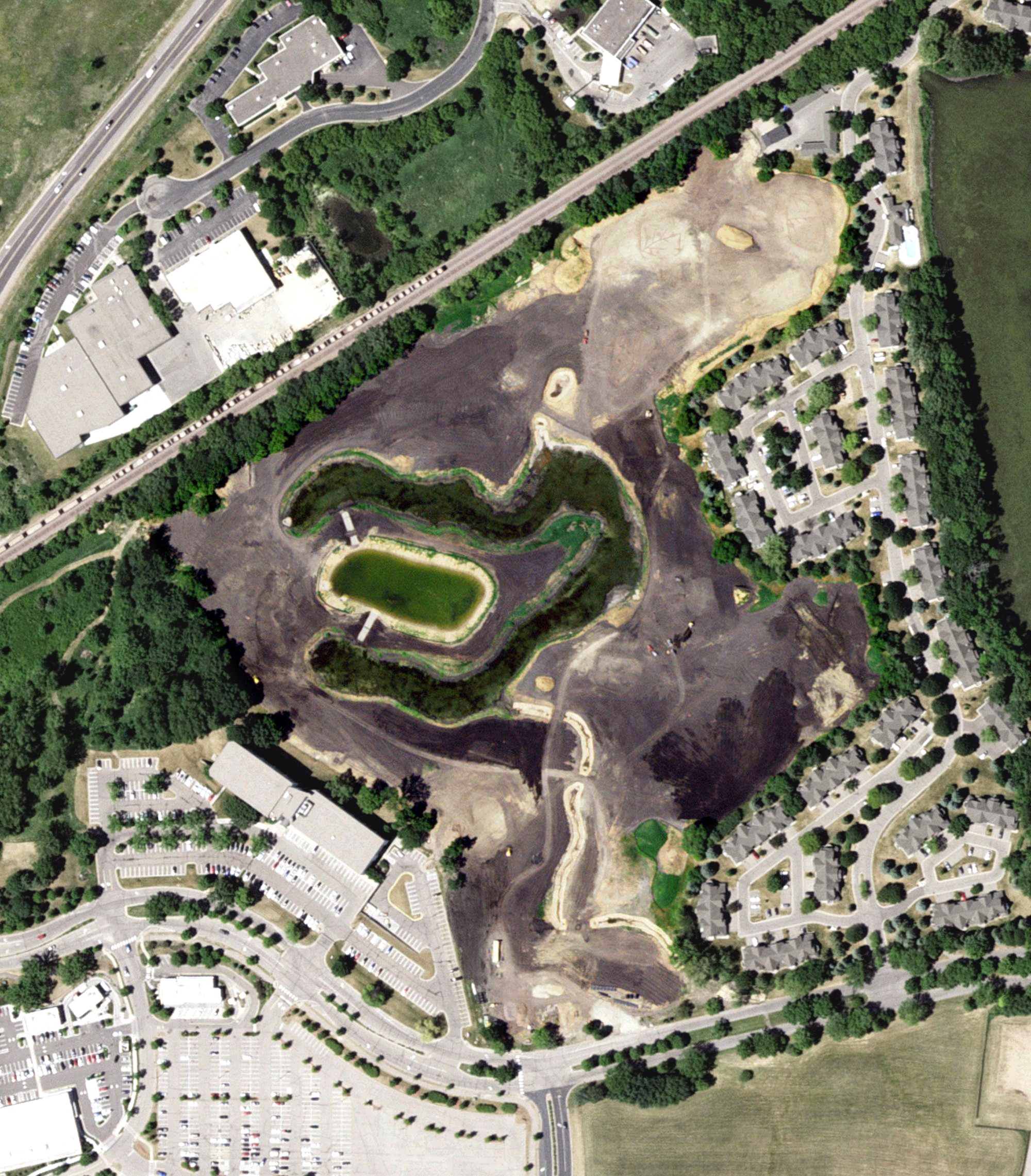 Aerial view of The Loop at Chaska, MN
