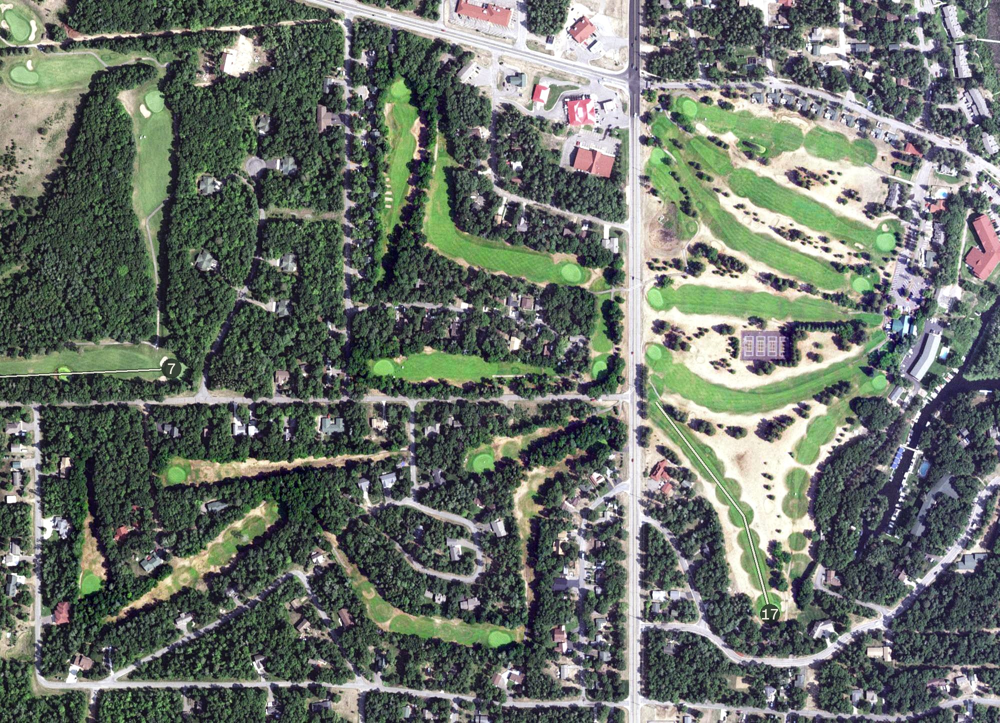 Aerial view of The Traditional, MN