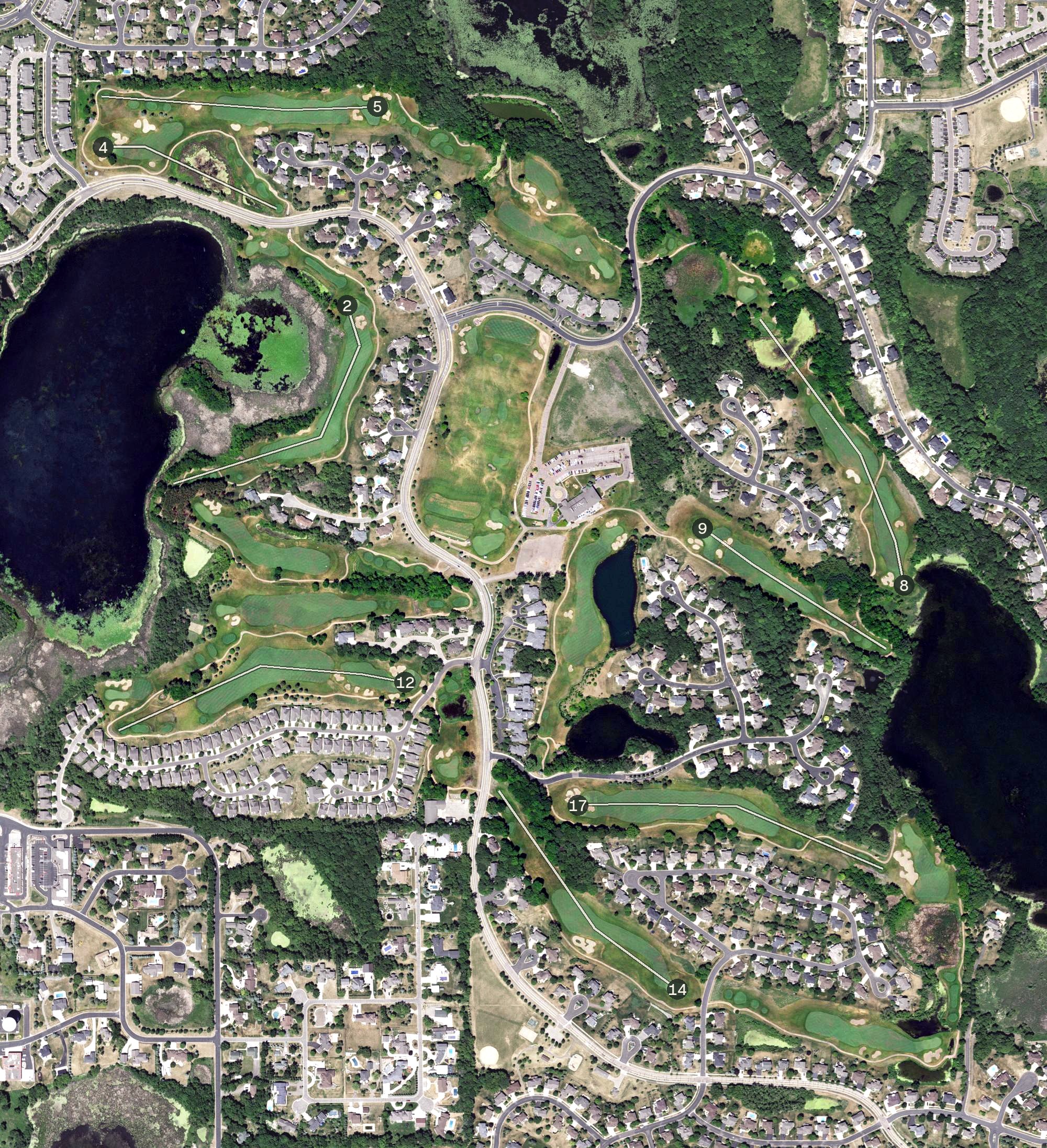 Aerial view of The Wilds, MN