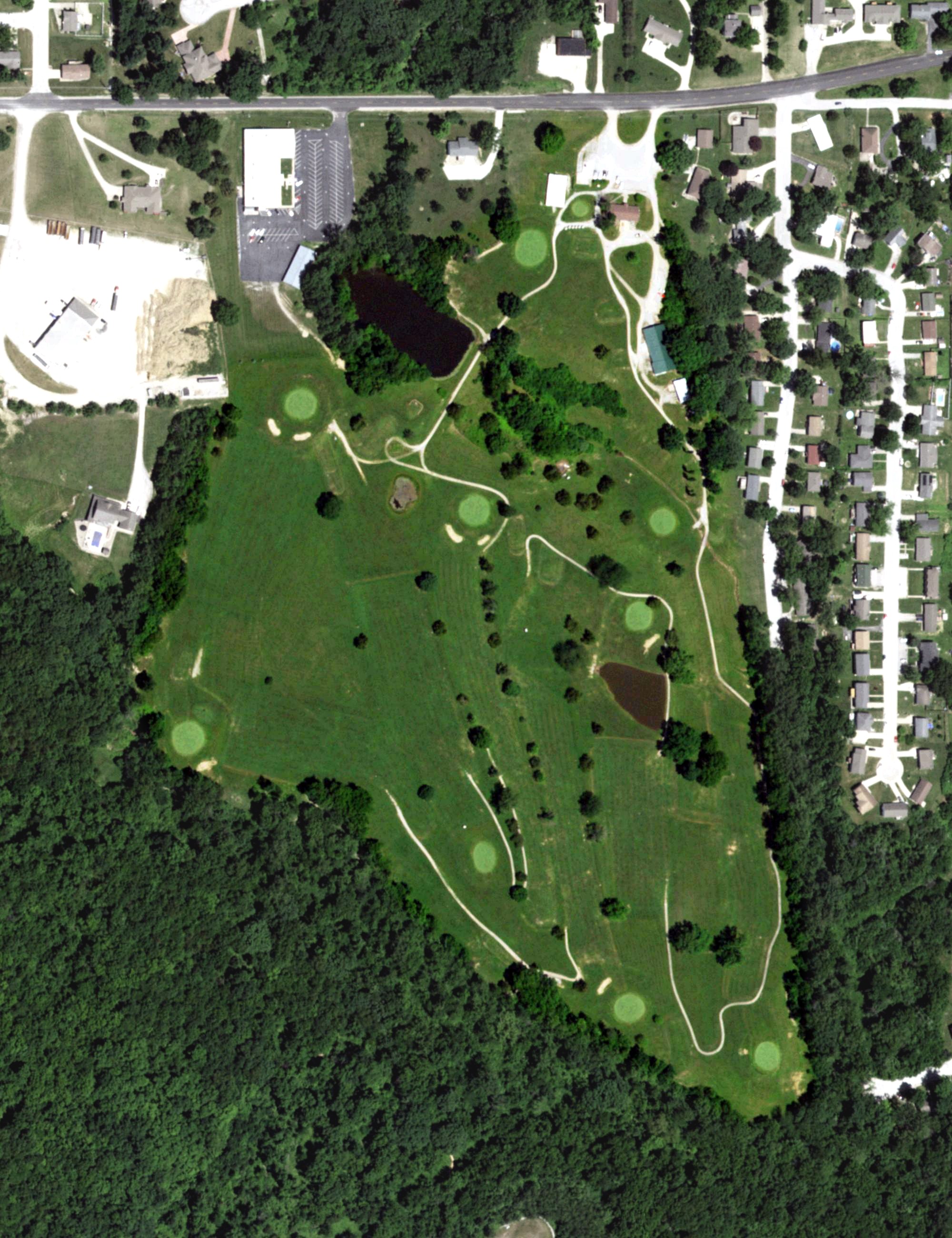 Aerial view of American Legion Golf Course, MO