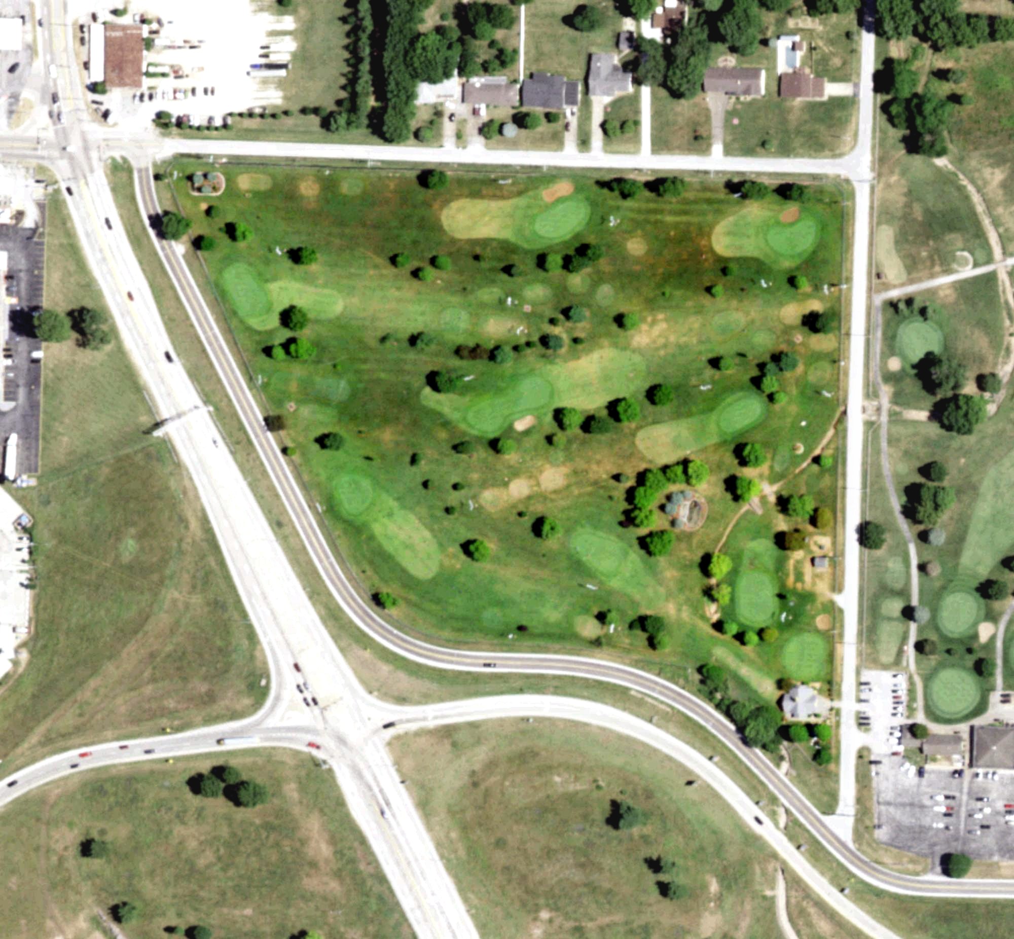 Aerial view of Betty Allison Family Golf Center, MO