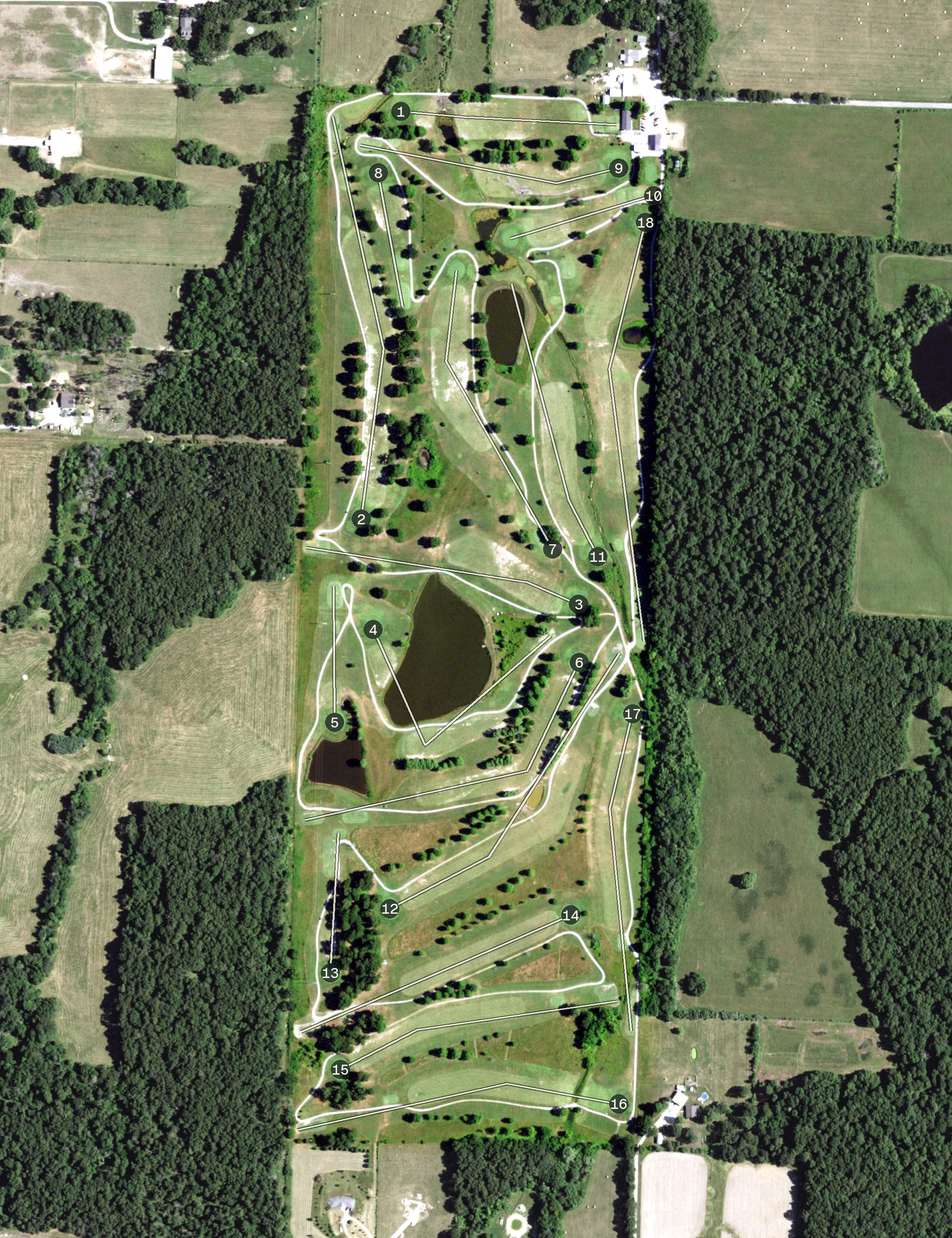 Aerial view of Dream Valley Golf Course, MO