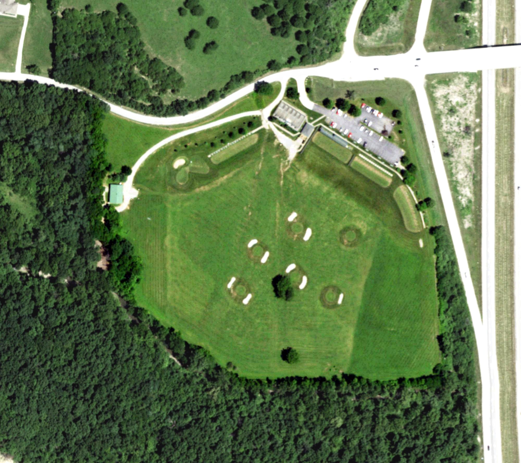 Aerial view of Driving Range, MO