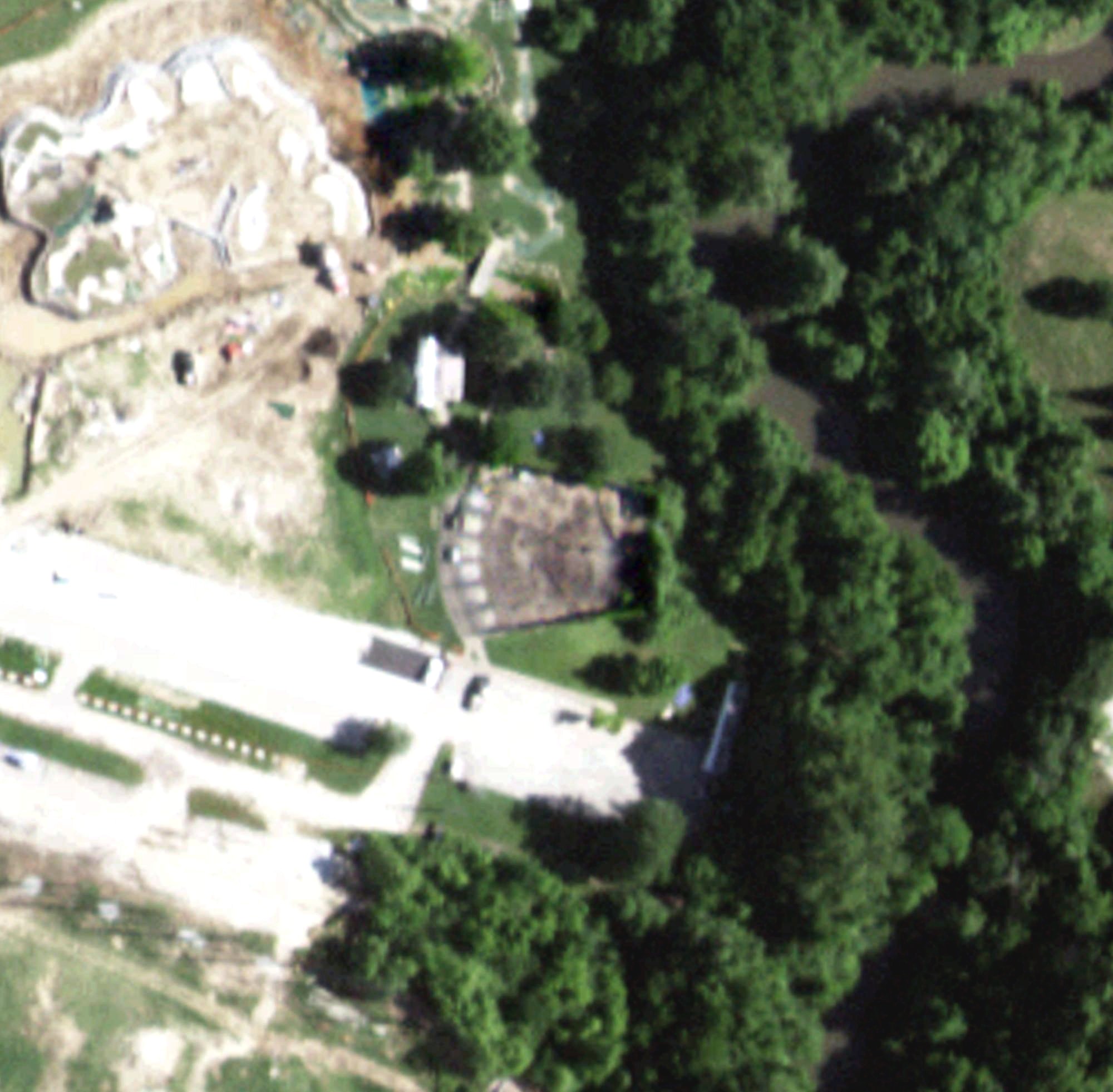Aerial view of Flight Range, MO