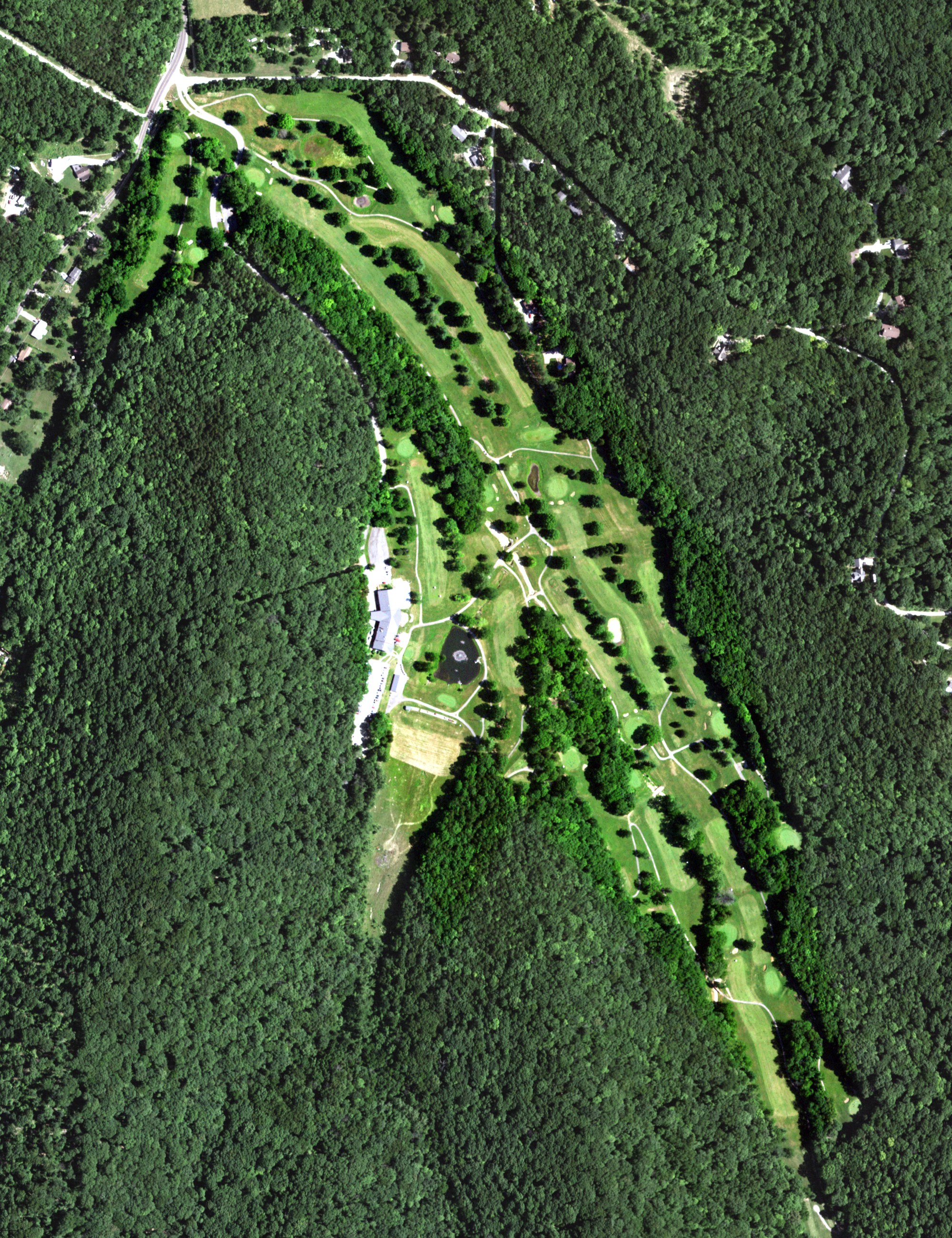 Aerial view of Fore Honor Golf Course, MO