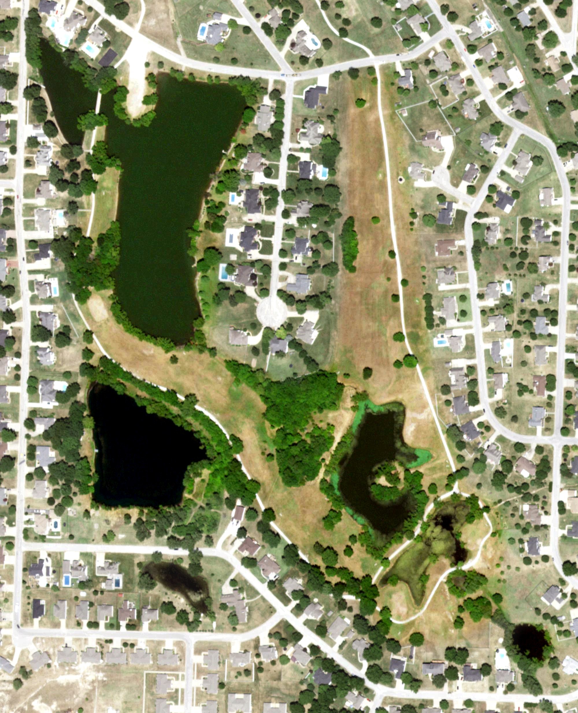 Aerial view of Frisbee Golf Course, MO