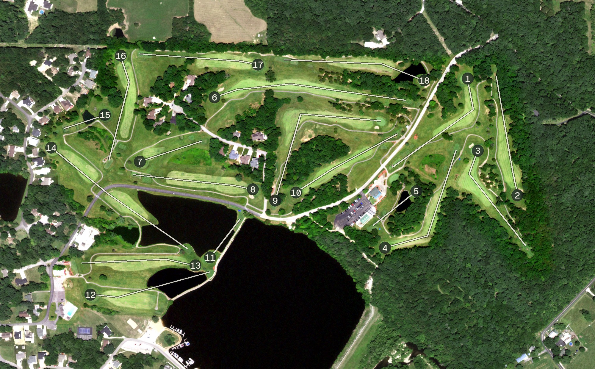 Aerial view of Golf Club of Incline Village, MO