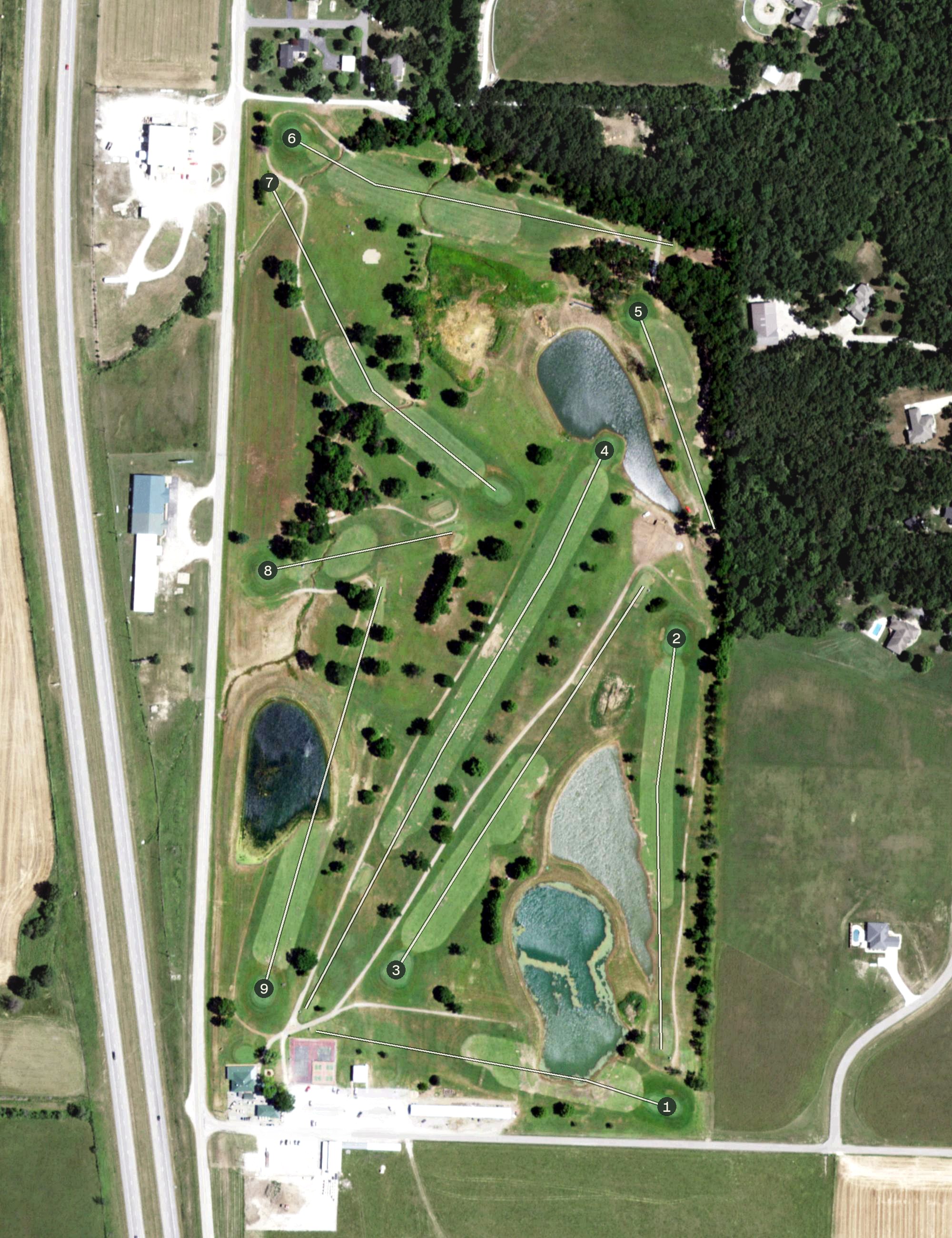 Aerial view of Jeremy's Creek, MO