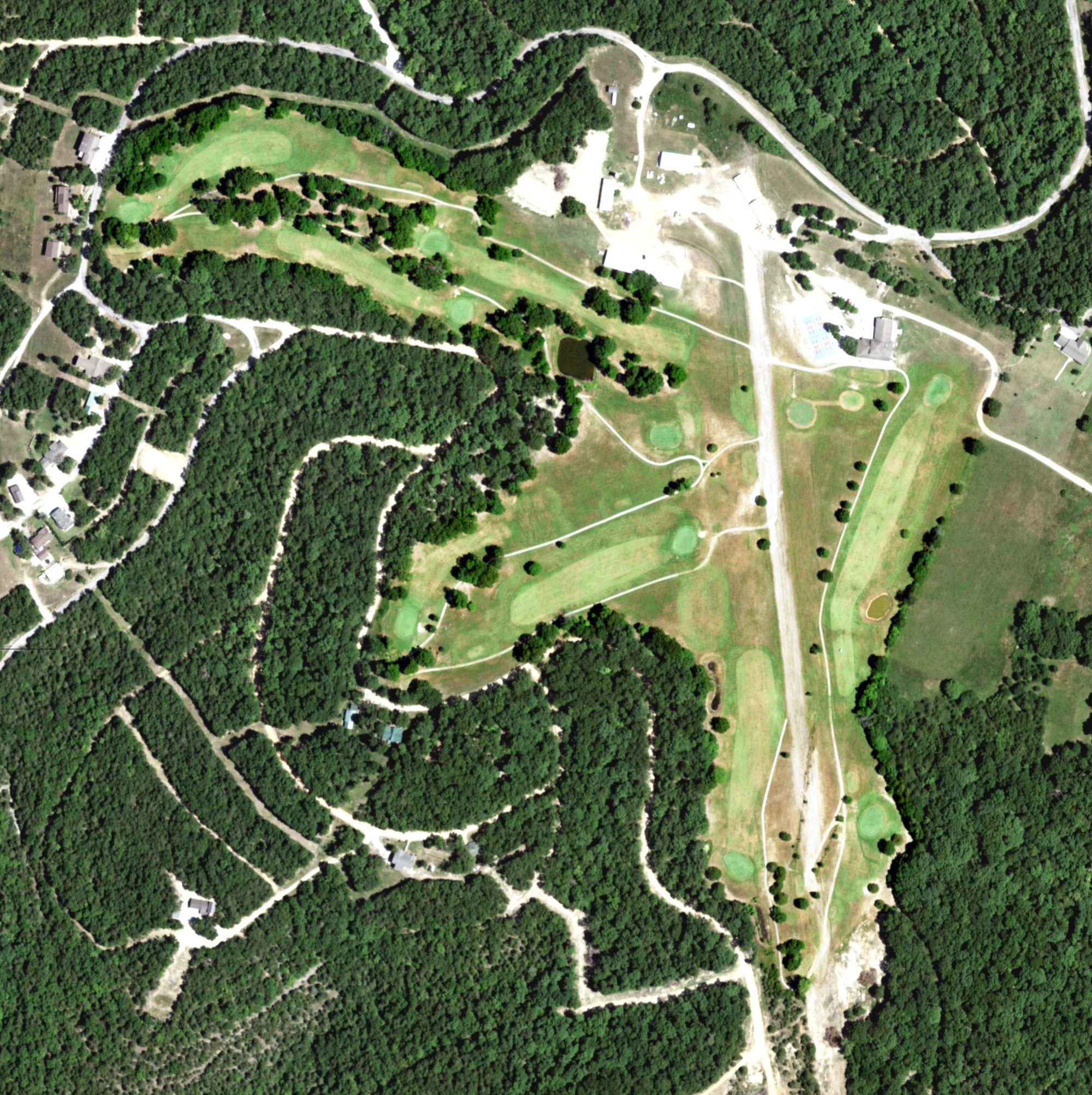 Aerial view of Lost Woods Golf Course, MO