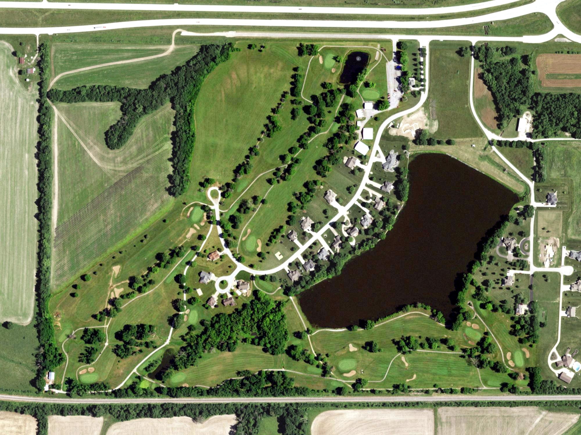 Aerial view of Mosswood Meadows, MO