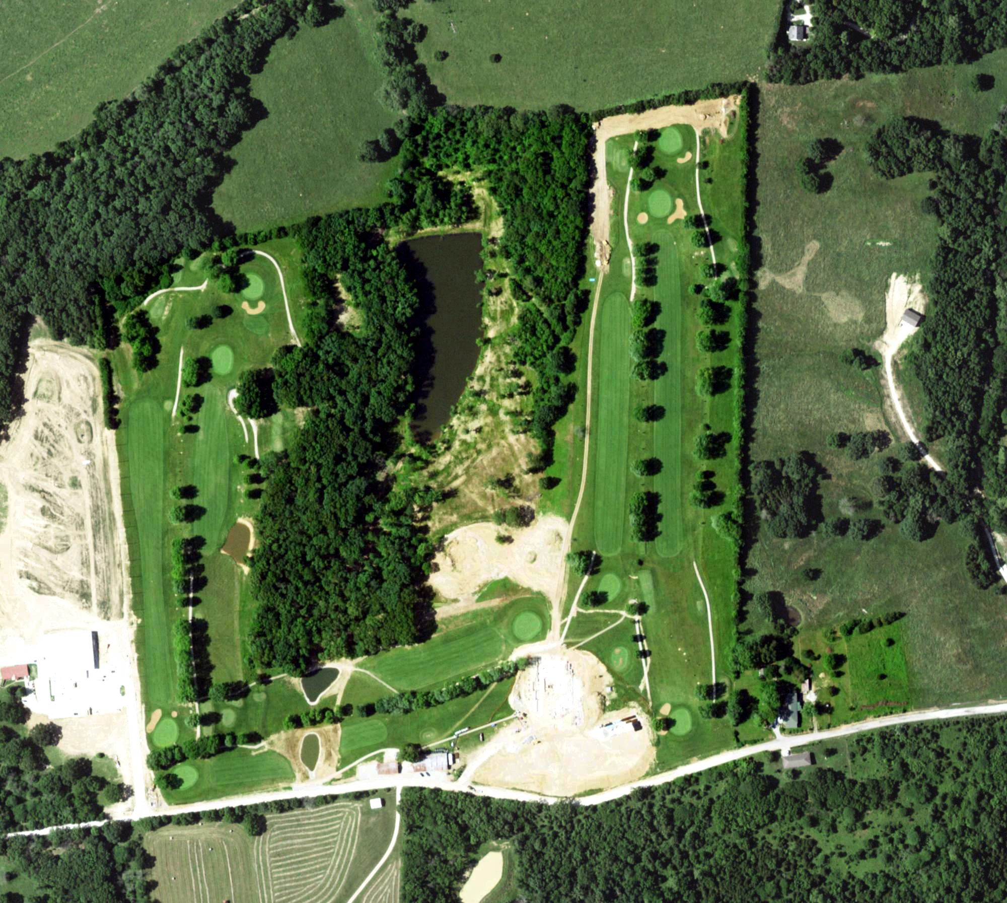 Aerial view of Osage Country Club, MO